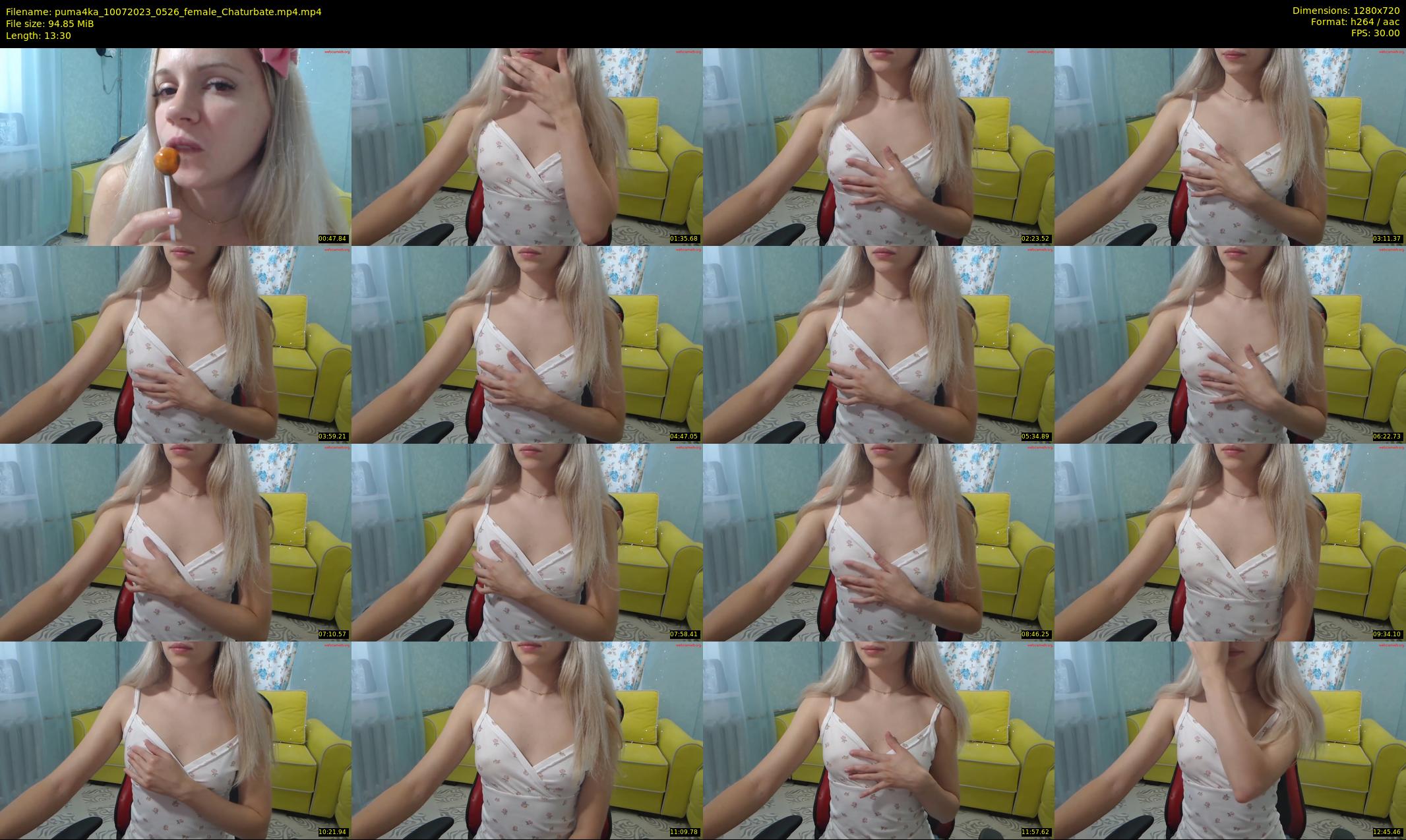 puma4ka — 14 minute Chaturbate female cam show recording, 720p, Jul 10, 2023