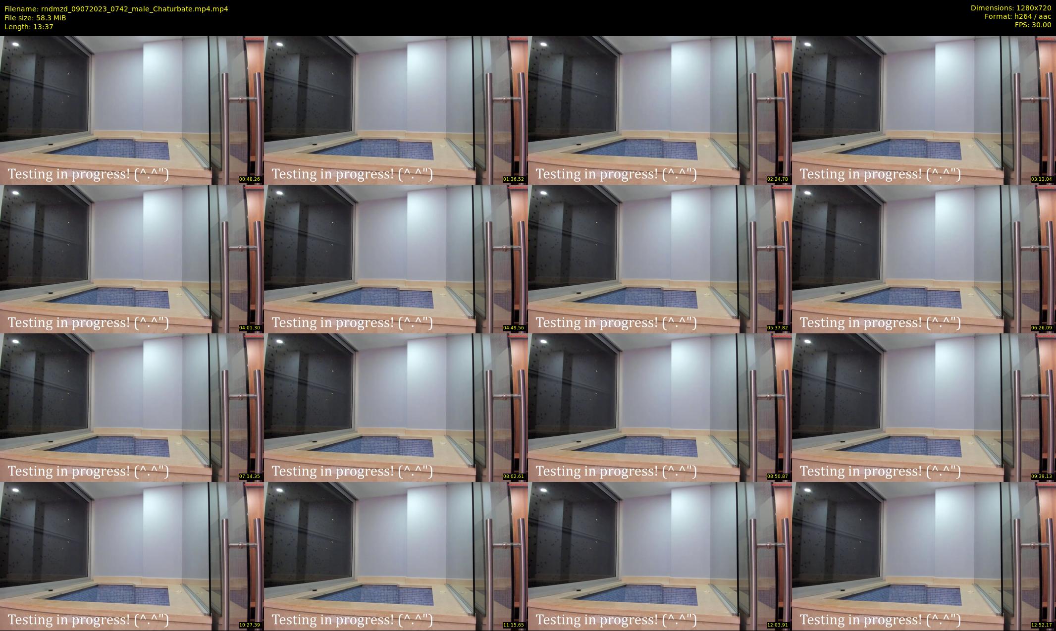 rndmzd — 14 minute Chaturbate male cam show recording, 720p, Jul 9, 2023