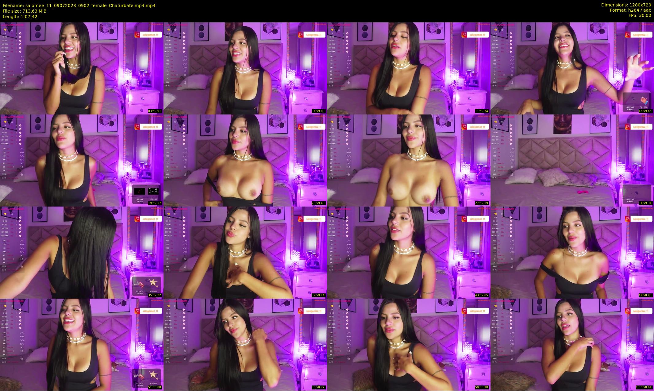 salomee_11 — 68 minute Chaturbate female cam show recording, 720p, Jul 9, 2023