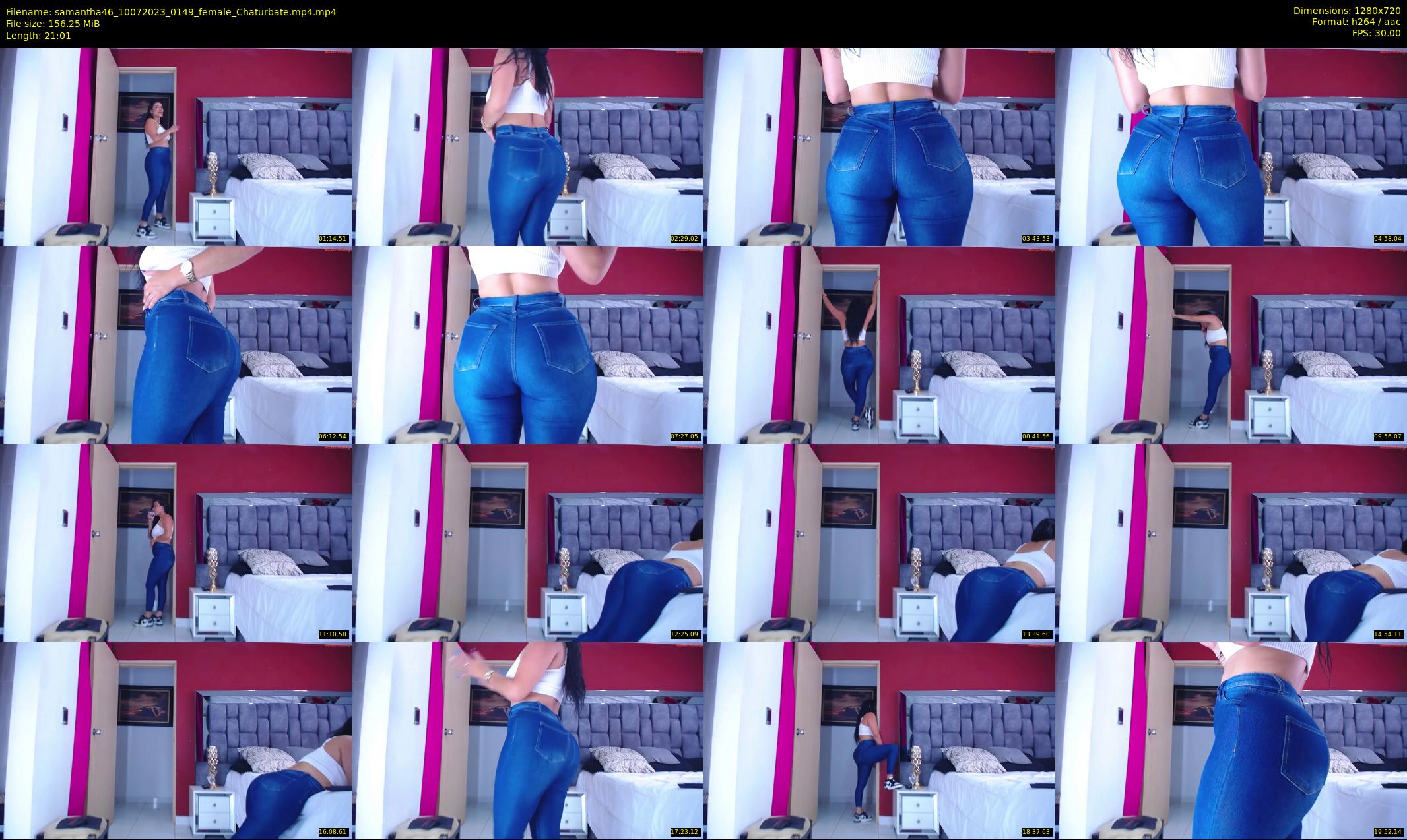 samantha46 — 22 minute Chaturbate female cam show recording, 720p, Jul 10, 2023