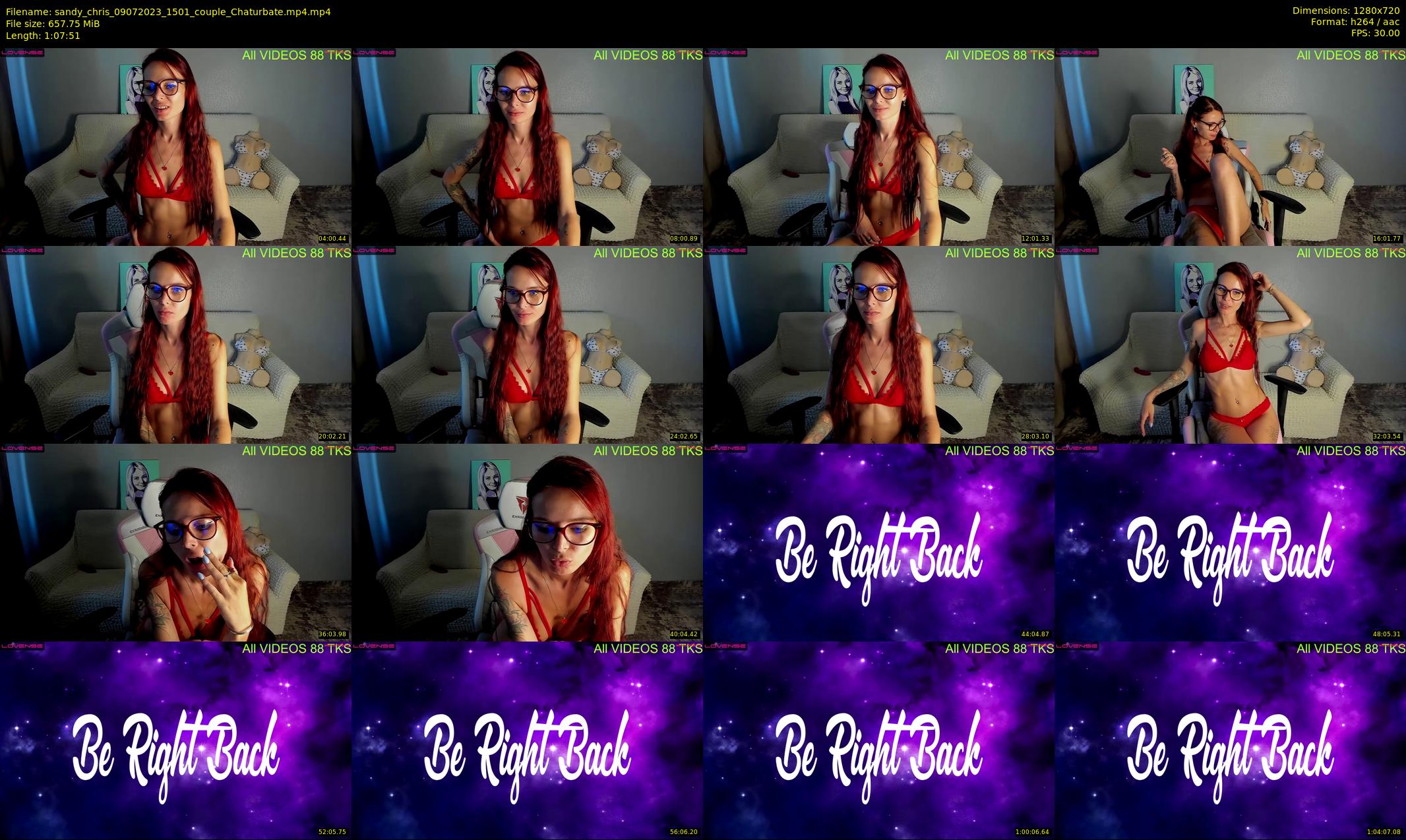 sandy_chris — 68 minute Chaturbate couple cam show recording, 720p, Jul 9, 2023