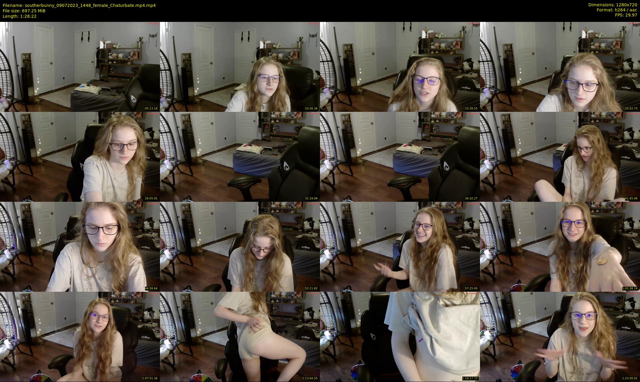 southerbunny — 89 minute Chaturbate female cam show recording, 720p, Jul 9, 2023