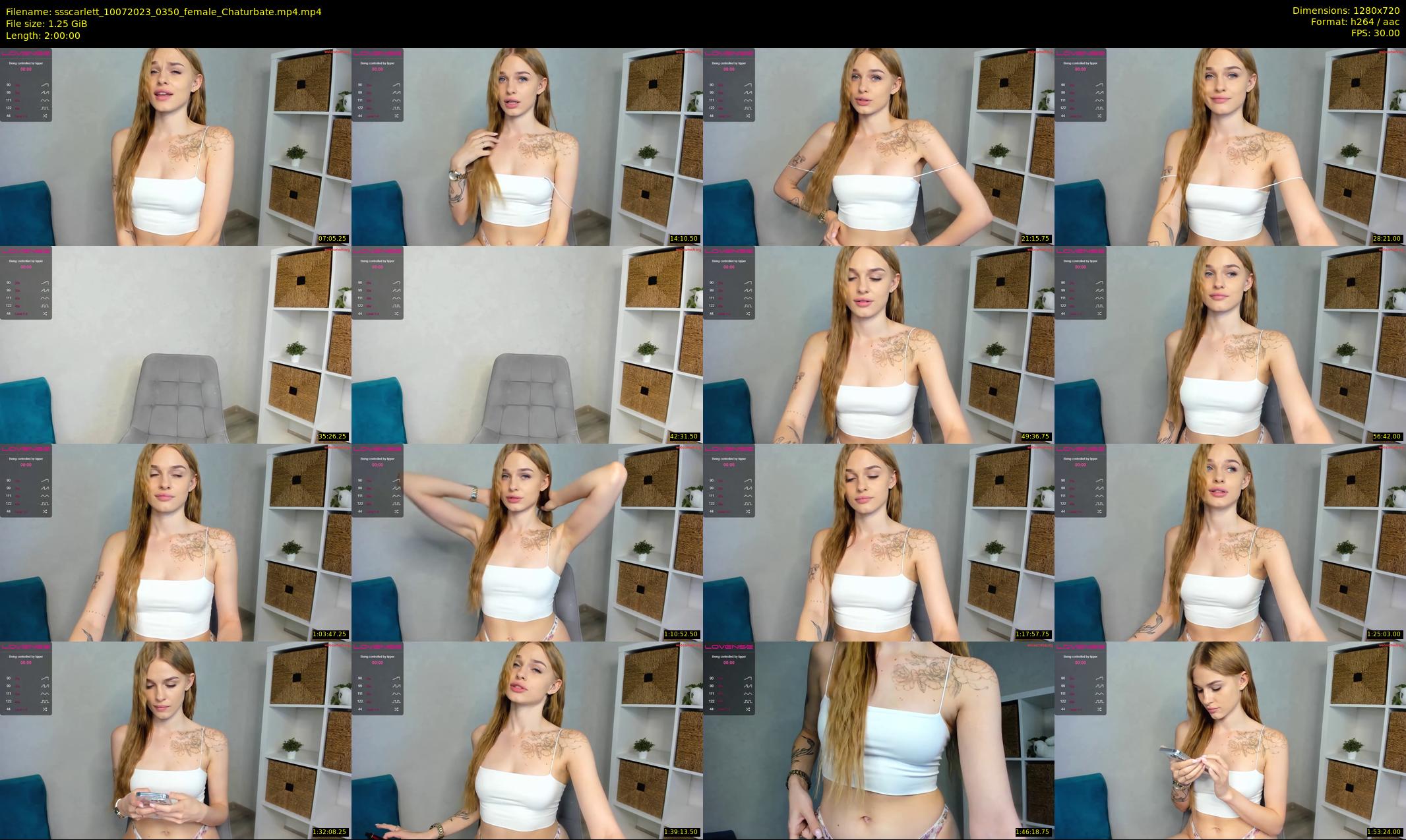 ssscarlett — 120 minute Chaturbate female cam show recording, 720p, Jul 10, 2023