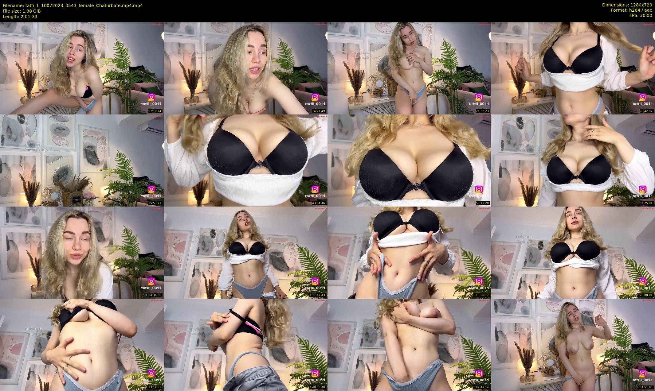tatti_1 — 122 minute Chaturbate female cam show recording, 720p, Jul 10, 2023