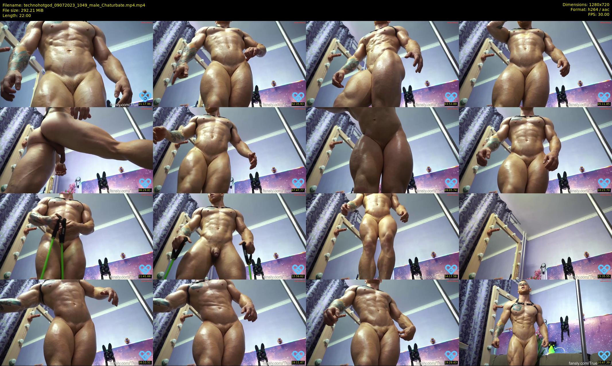 technohotgod — 22 minute Chaturbate male cam show recording, 720p, Jul 9, 2023