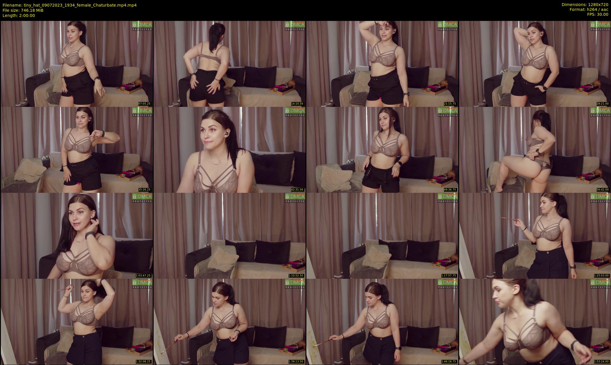 tiny_hat — 120 minute Chaturbate female cam show recording, 720p, Jul 9, 2023