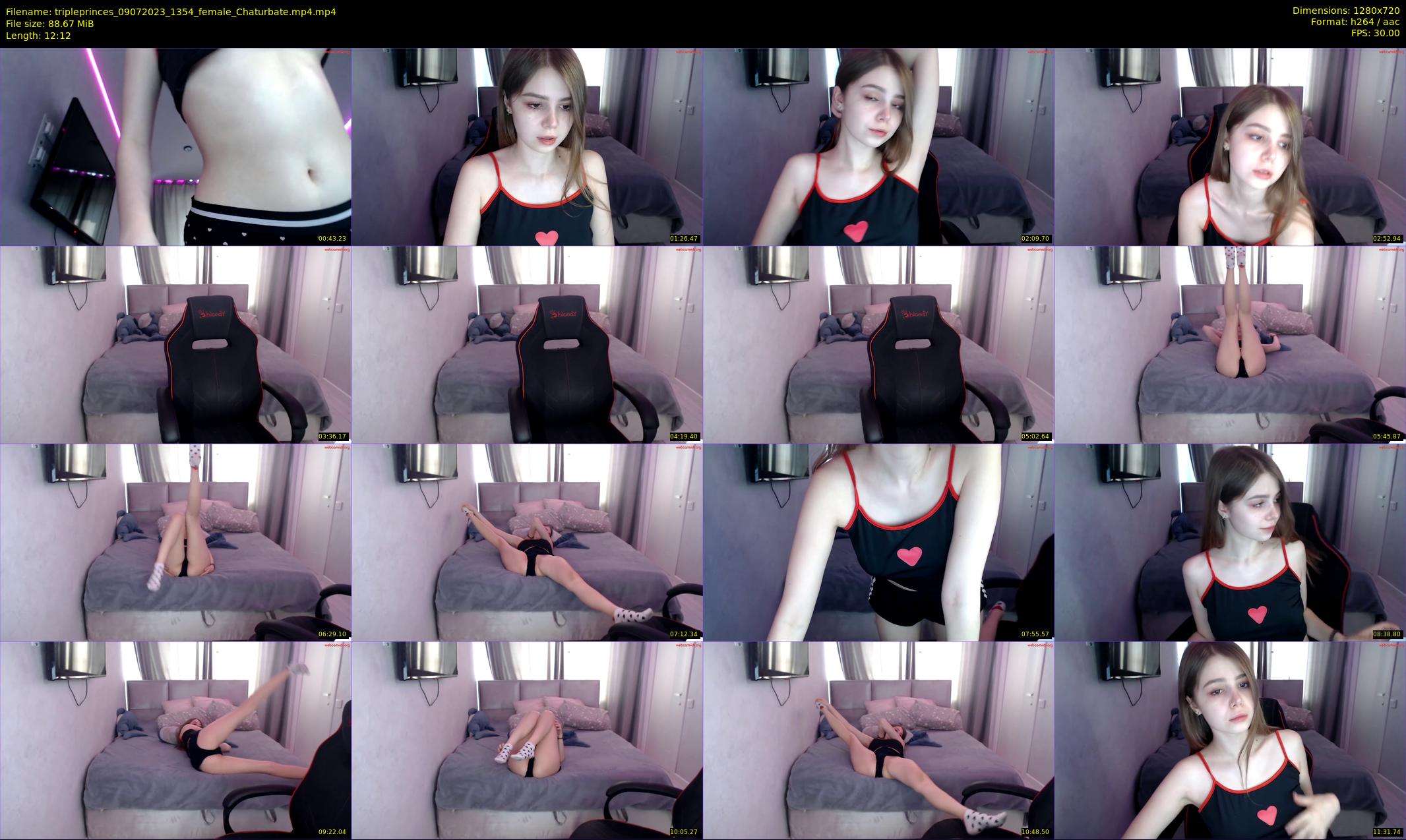 tripleprinces — 13 minute Chaturbate female cam show recording, 720p, Jul 9, 2023
