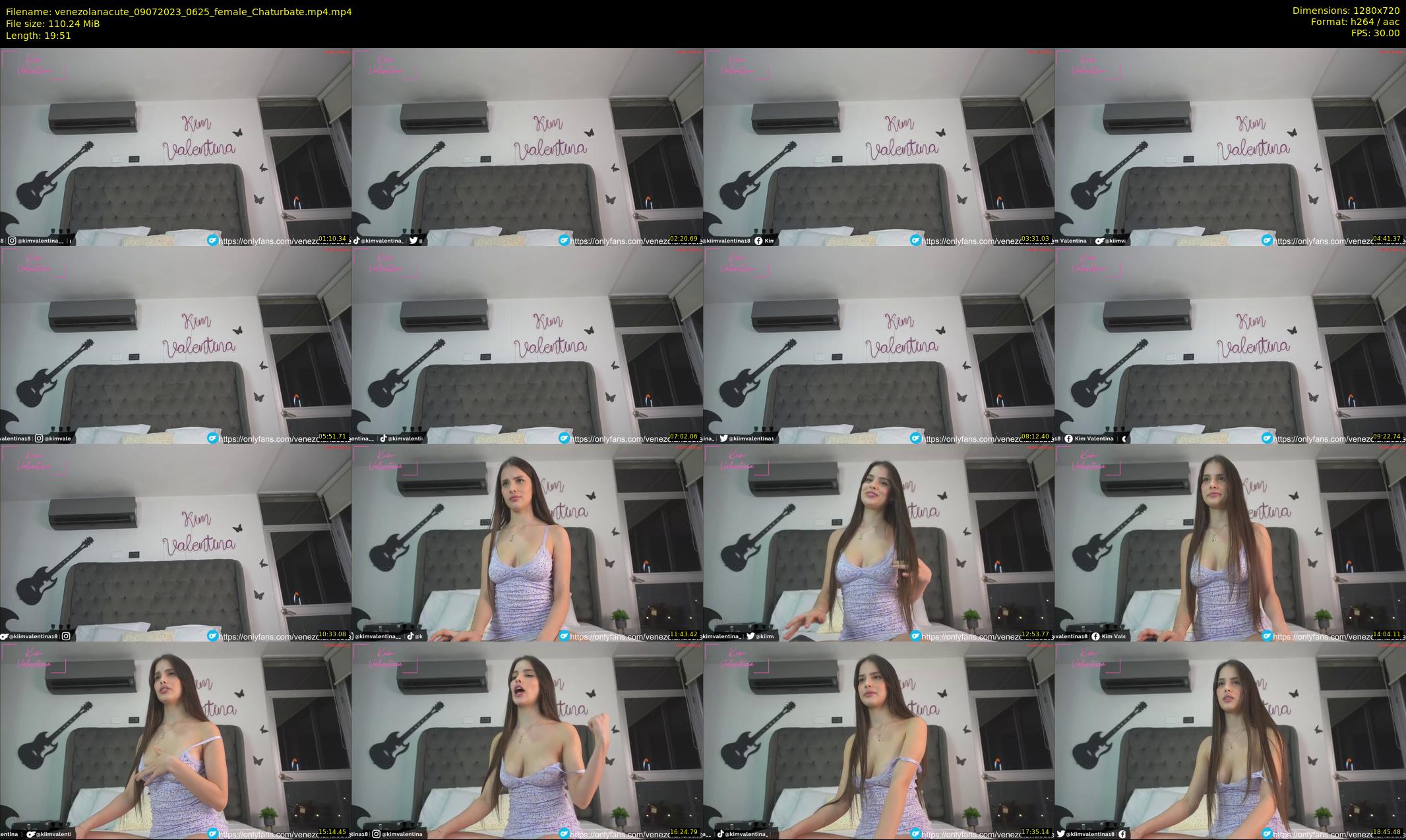 venezolanacute — 20 minute Chaturbate female cam show recording, 720p, Jul 9, 2023