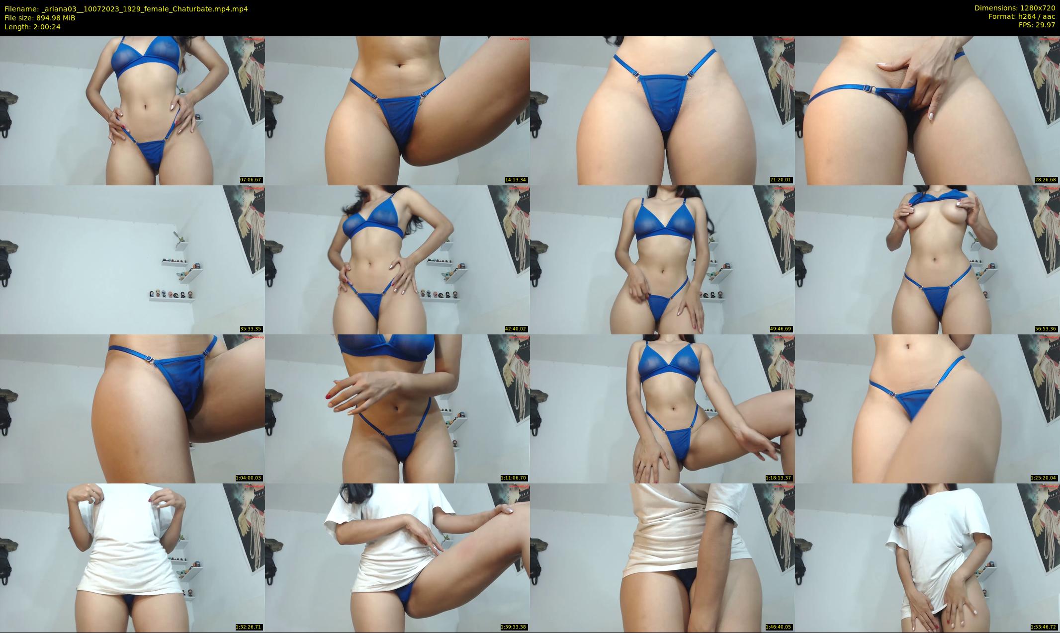 _ariana03_ — 121 minute Chaturbate female cam show recording, 720p, Jul 10, 2023
