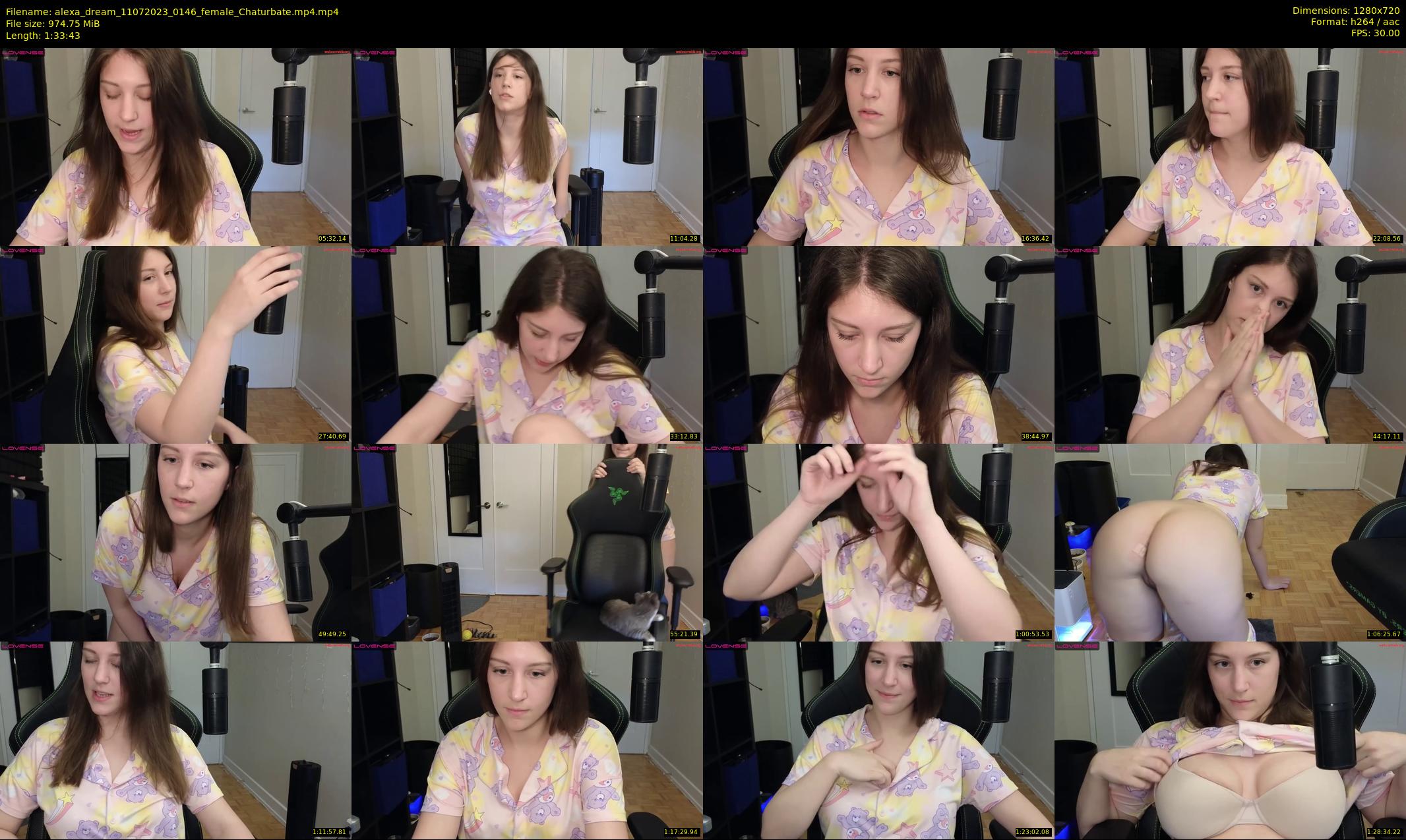 alexa_dream — 94 minute Chaturbate female cam show recording, 720p, Jul 11, 2023