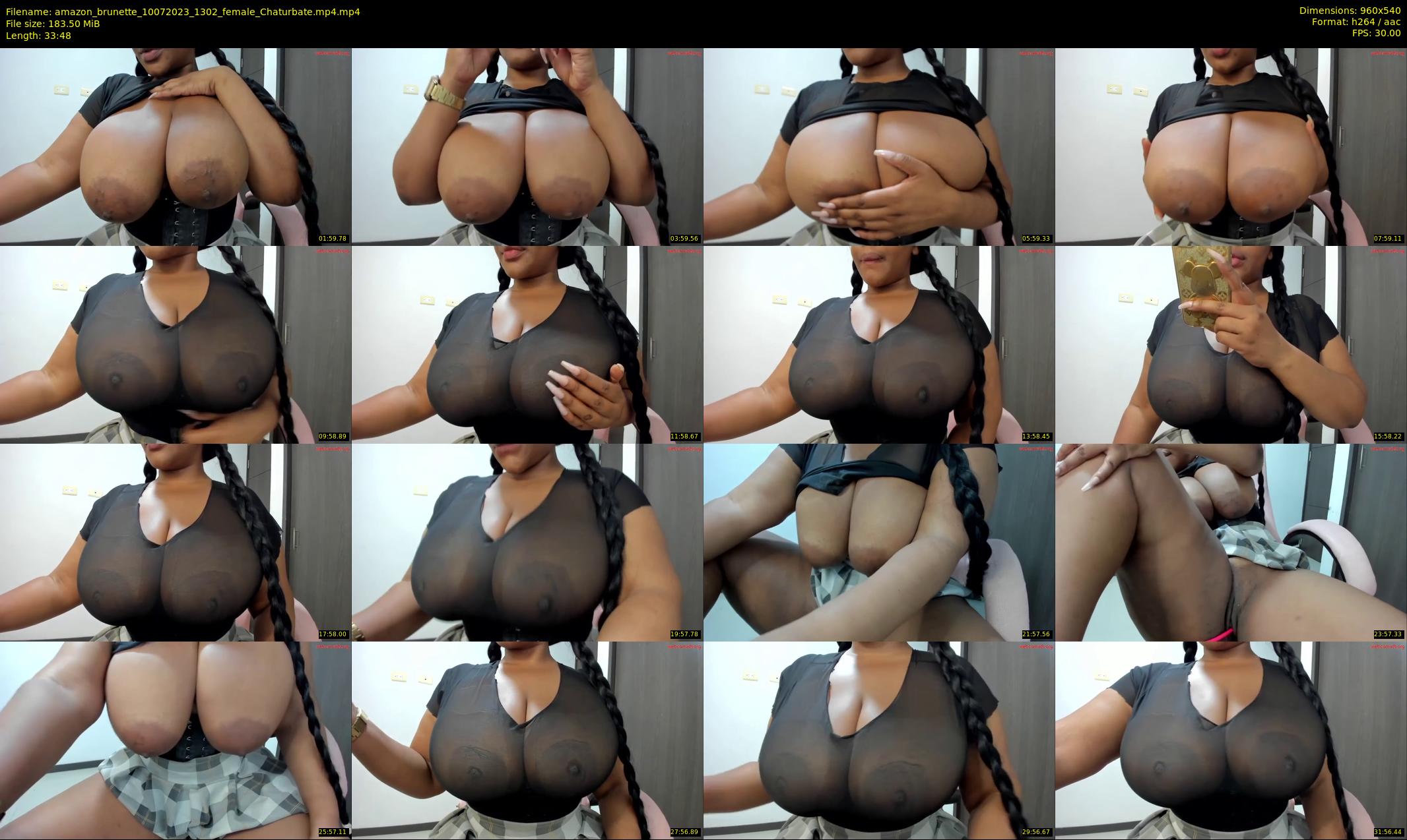 amazon_brunette — 34 minute Chaturbate female cam show recording, 480p, Jul 10, 2023