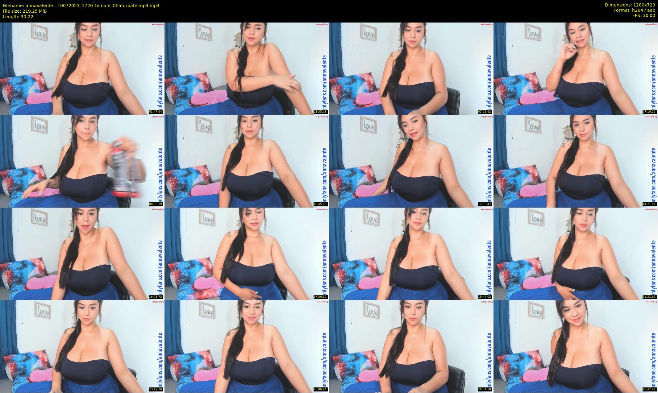 annavalente_ — 31 minute Chaturbate female cam show recording, 720p, Jul 10, 2023