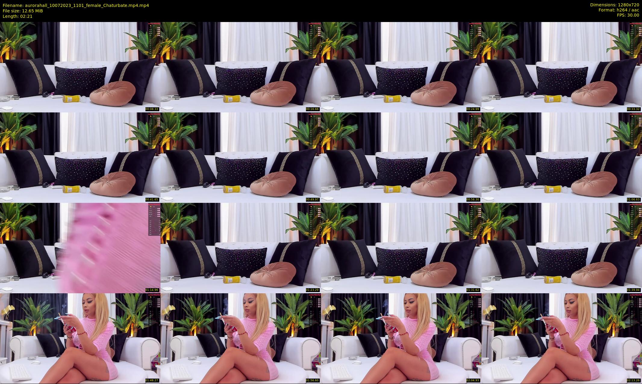 aurorahall — 3 minute Chaturbate female cam show recording, 720p, Jul 10, 2023