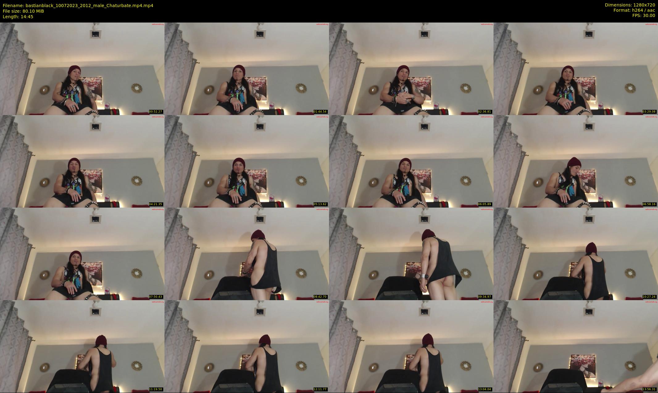 bastianblack — 15 minute Chaturbate male cam show recording, 720p, Jul 10, 2023