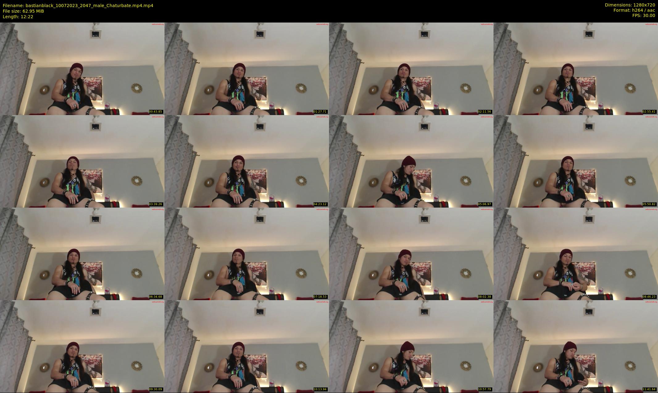 bastianblack — 13 minute Chaturbate male cam show recording, 720p, Jul 10, 2023