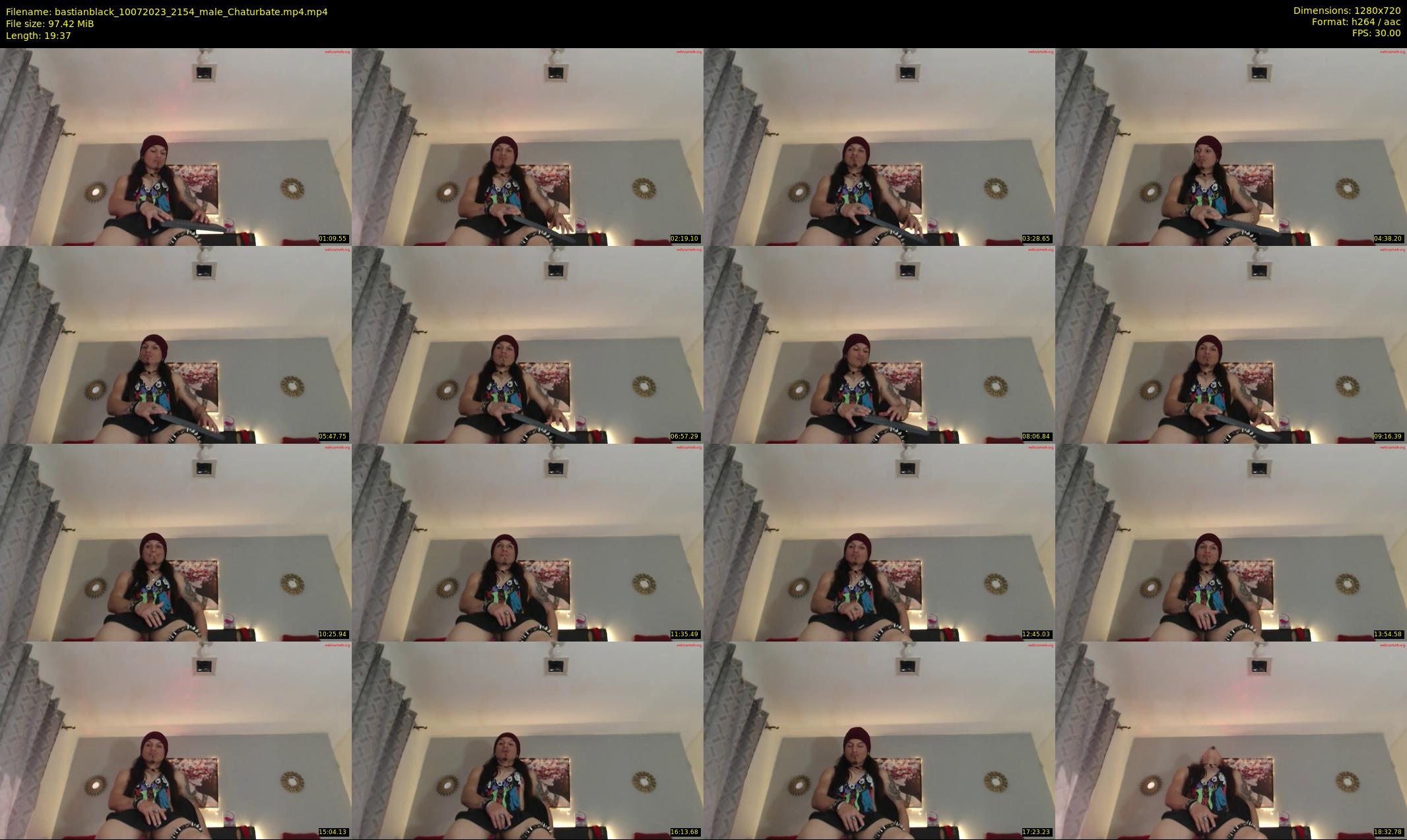 bastianblack — 20 minute Chaturbate male cam show recording, 720p, Jul 10, 2023