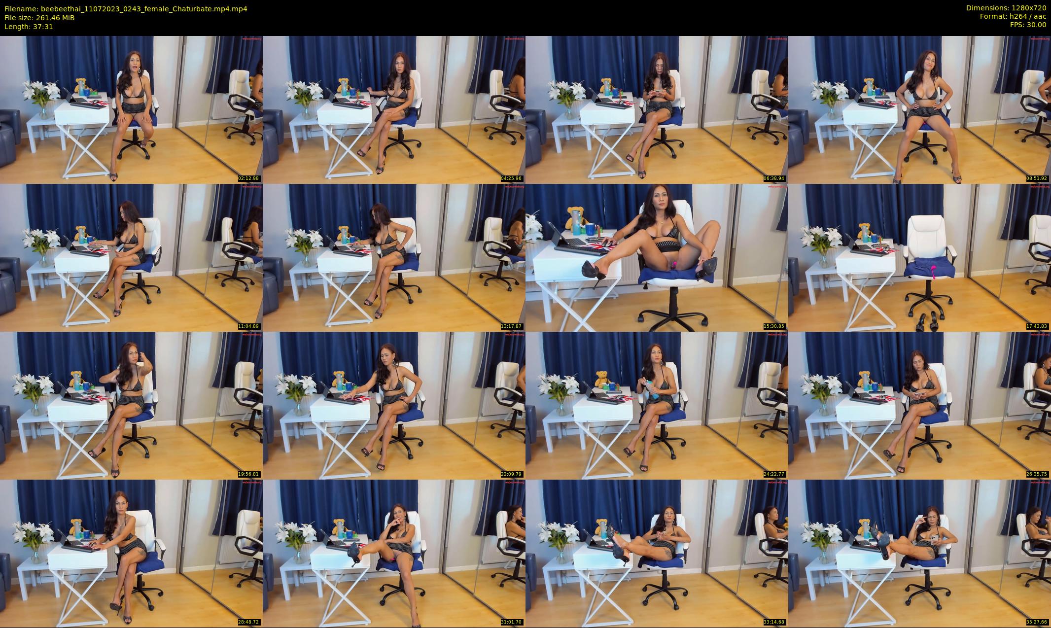 beebeethai — 38 minute Chaturbate female cam show recording, 720p, Jul 11, 2023