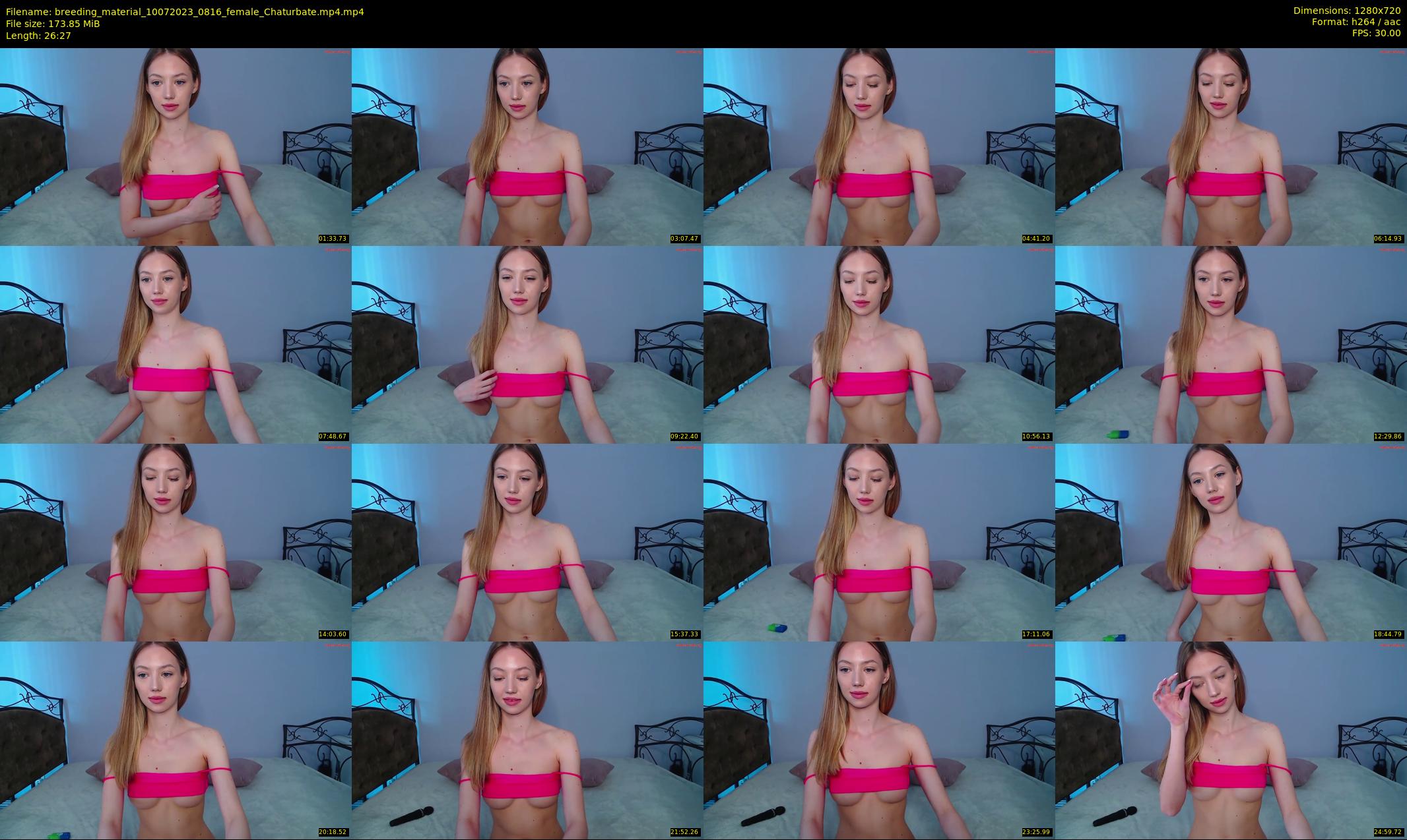 breeding_material — 27 minute Chaturbate female cam show recording, 720p, Jul 10, 2023