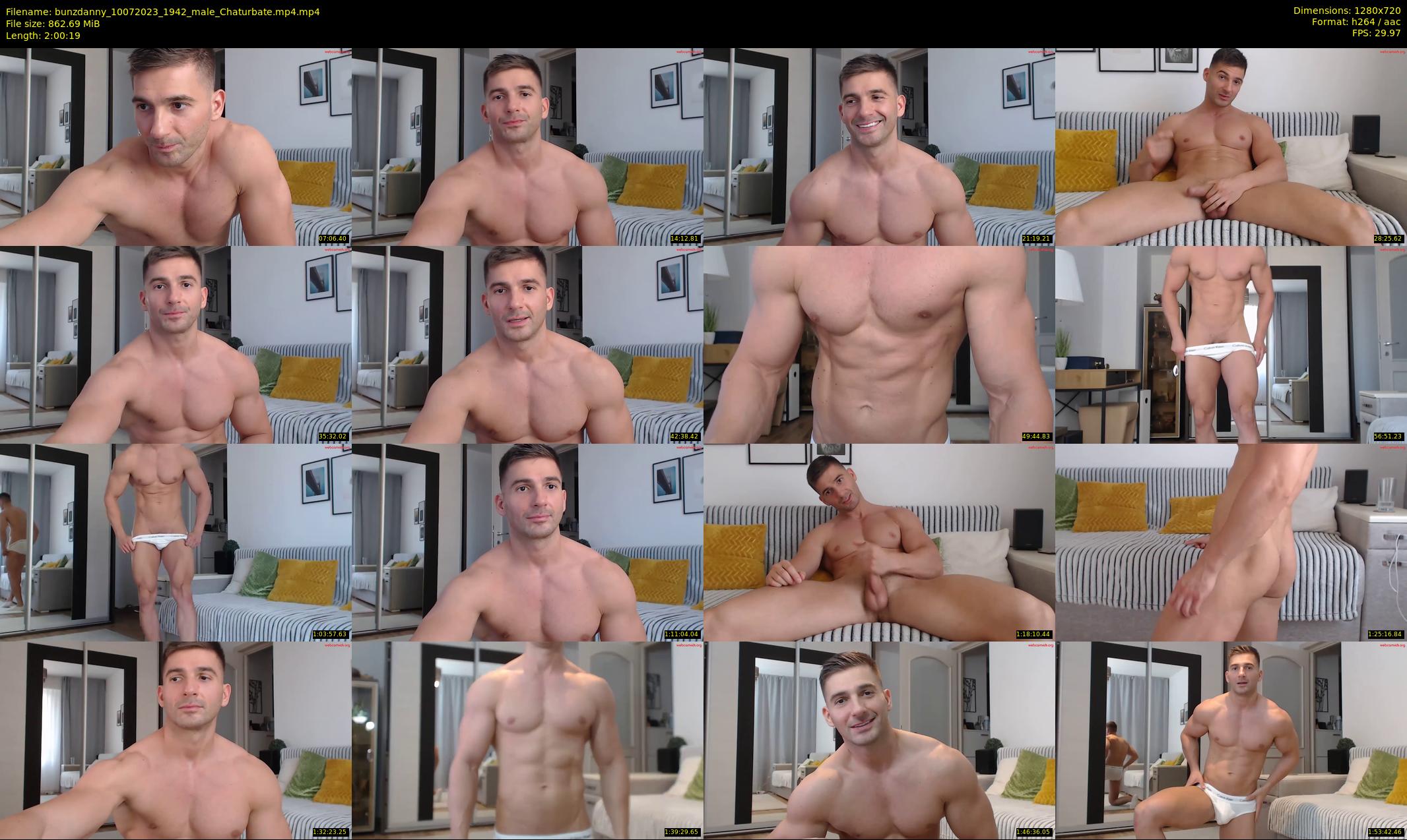 bunzdanny — 121 minute Chaturbate male cam show recording, 720p, Jul 10, 2023