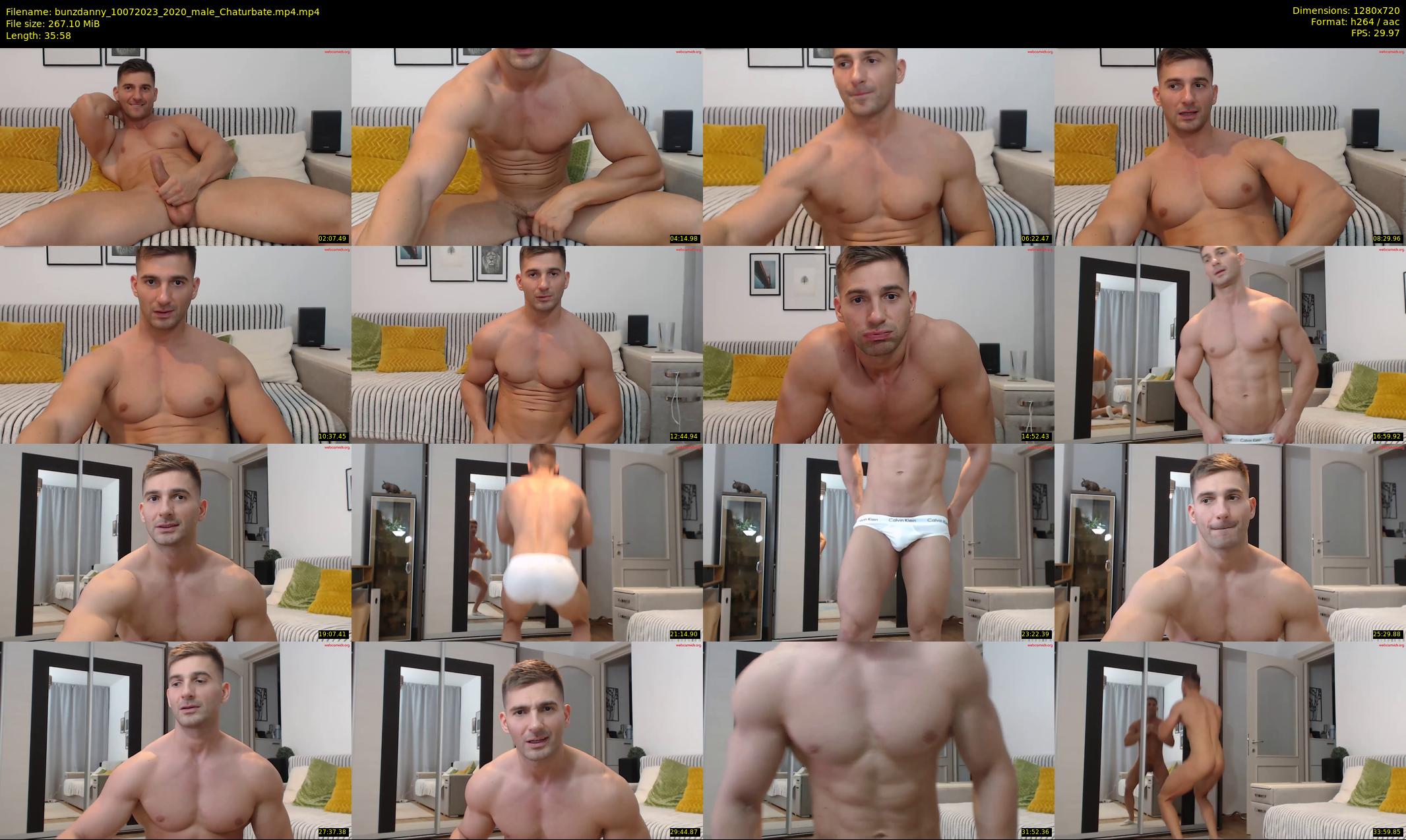 bunzdanny — 36 minute Chaturbate male cam show recording, 720p, Jul 10, 2023