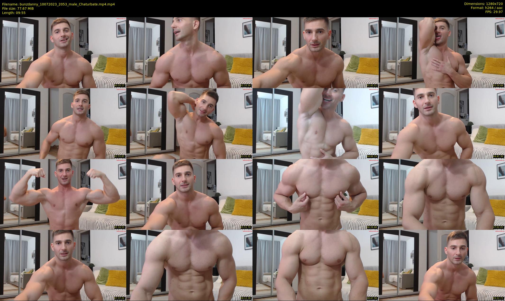 bunzdanny — 10 minute Chaturbate male cam show recording, 720p, Jul 10, 2023