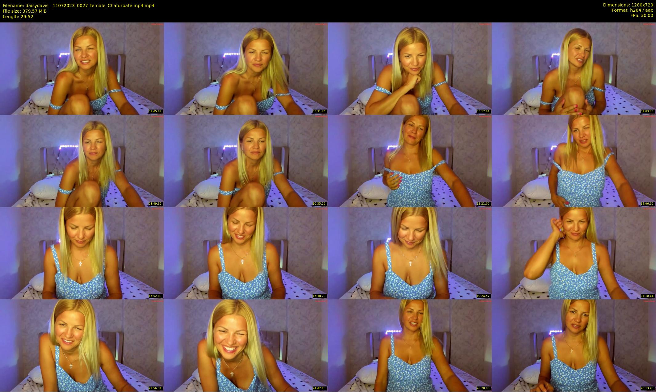 daisydavis_ — 30 minute Chaturbate female cam show recording, 720p, Jul 11, 2023