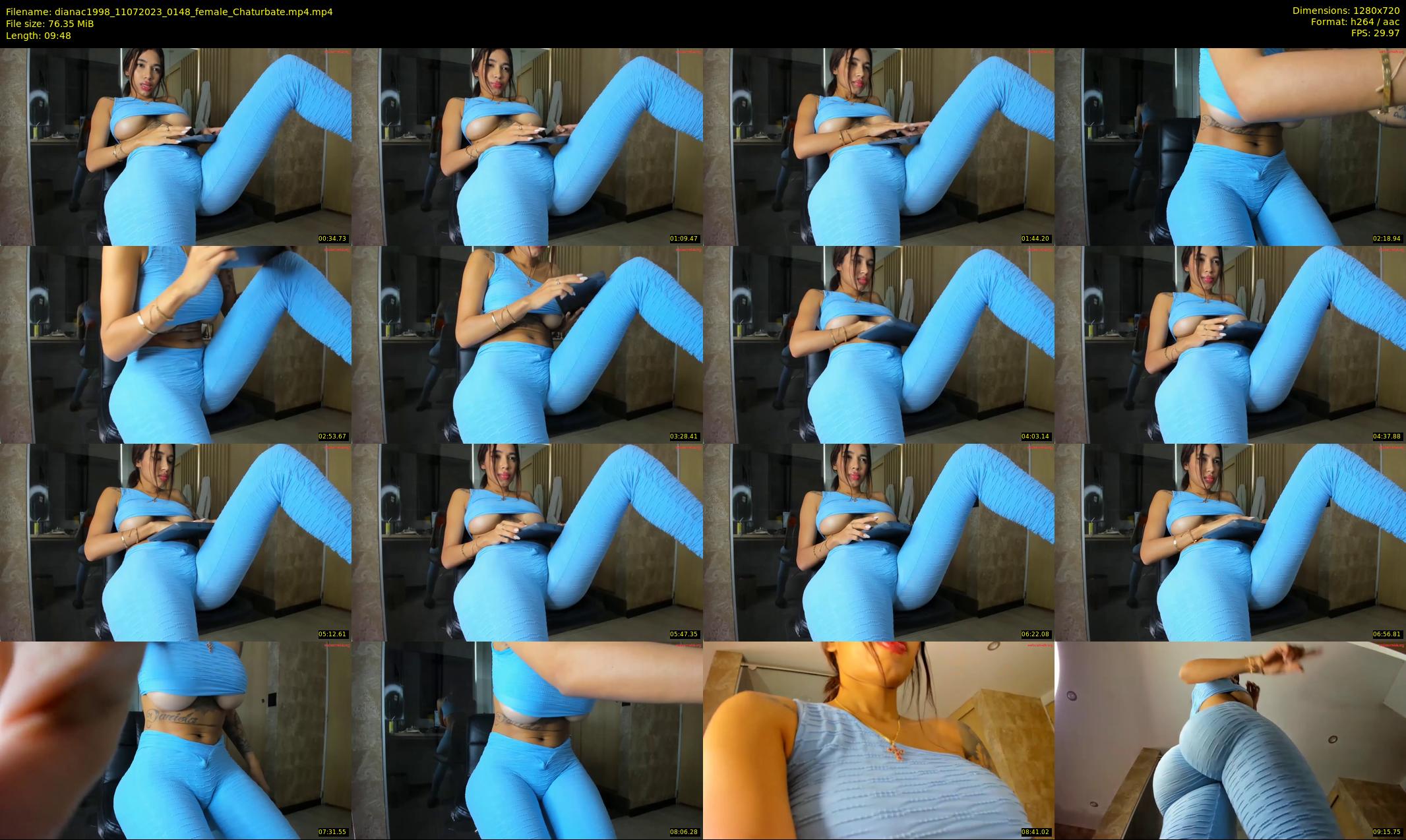 dianac1998 — 10 minute Chaturbate female cam show recording, 720p, Jul 11, 2023