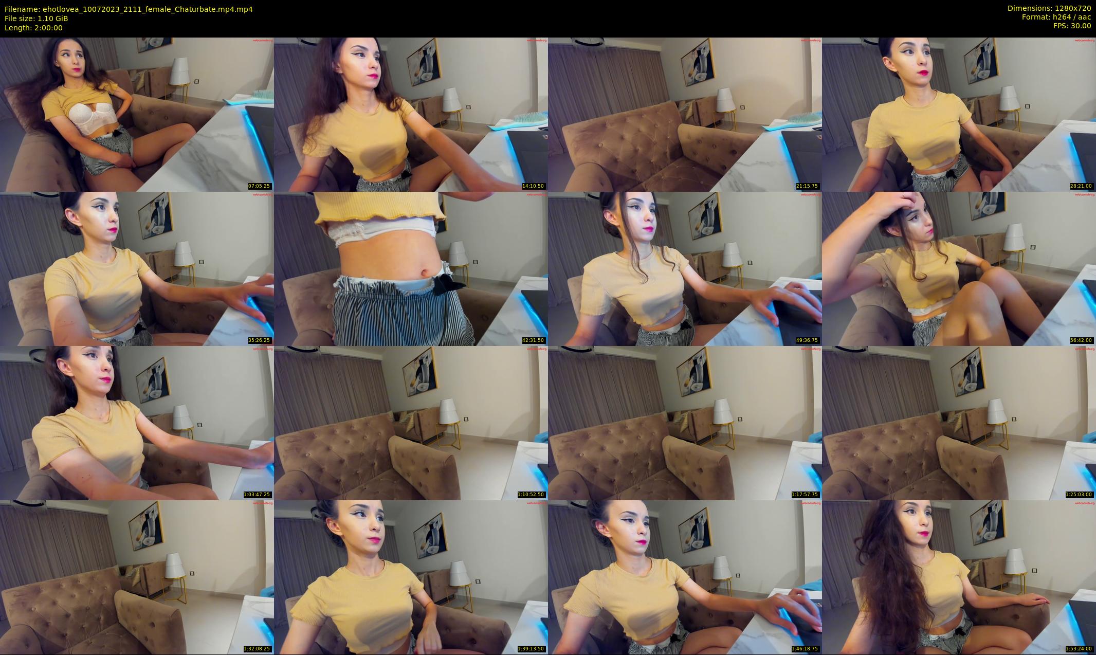 ehotlovea — 120 minute Chaturbate female cam show recording, 720p, Jul 10, 2023