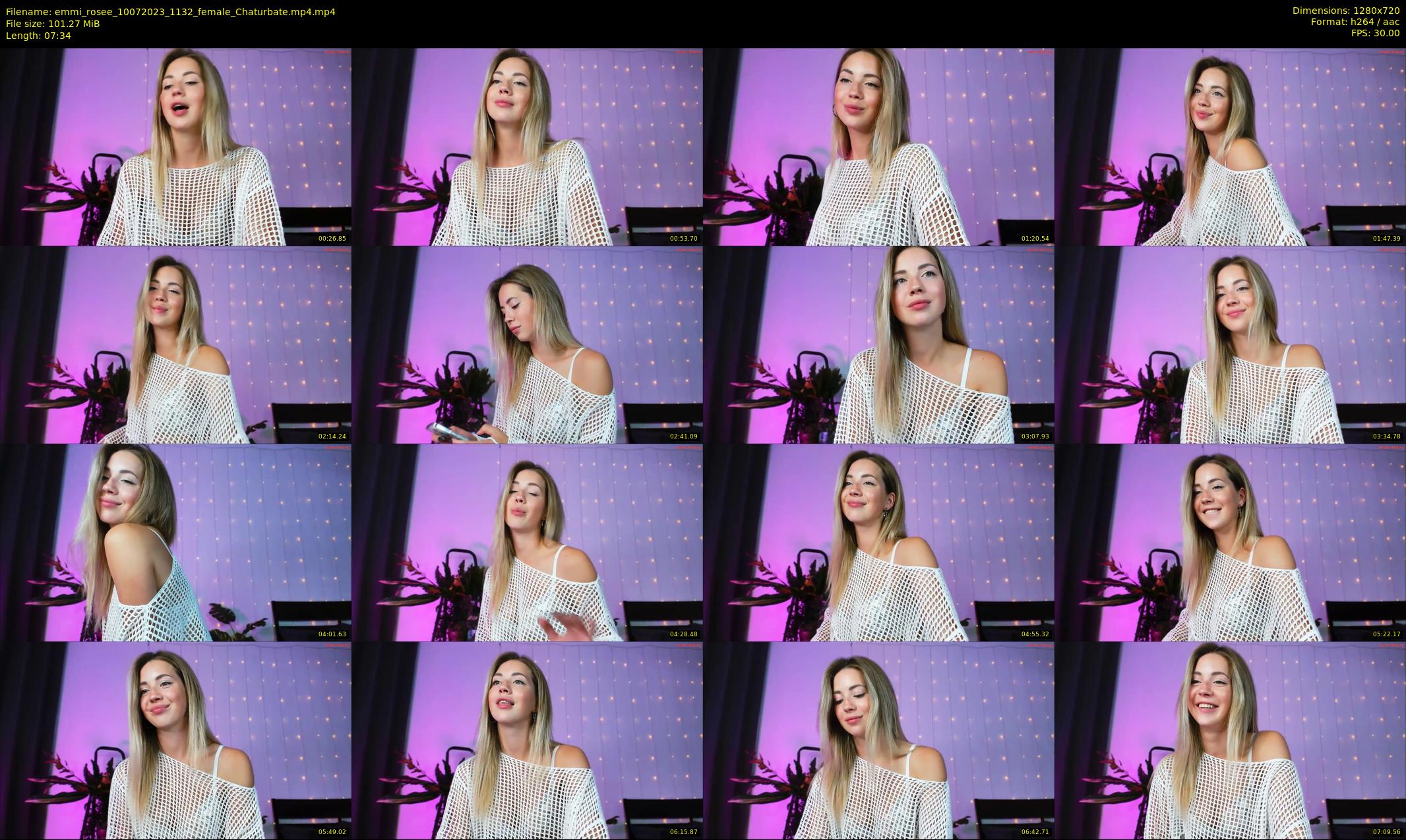 emmi_rosee — 8 minute Chaturbate female cam show recording, 720p, Jul 10, 2023