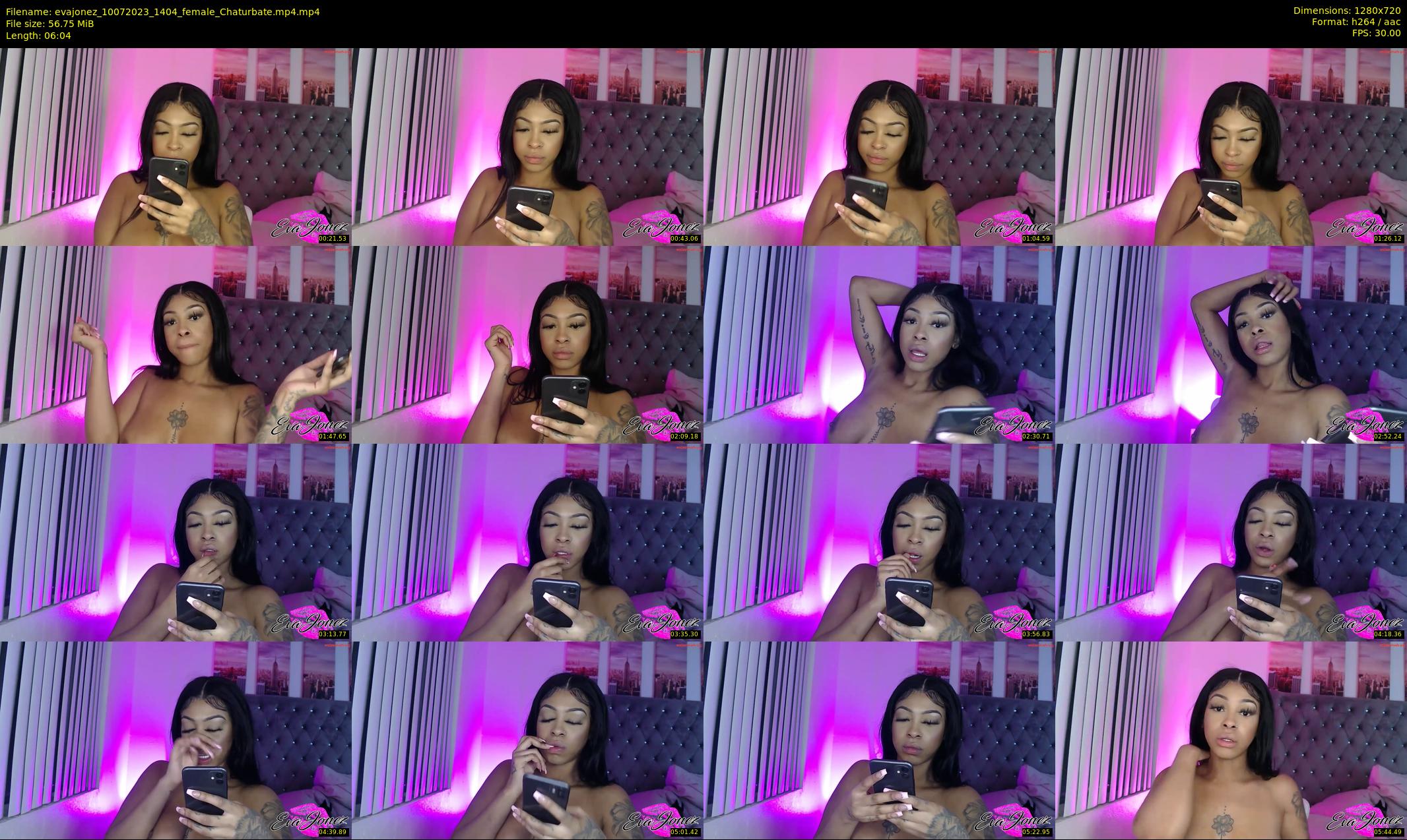 evajonez — 7 minute Chaturbate female cam show recording, 720p, Jul 10, 2023