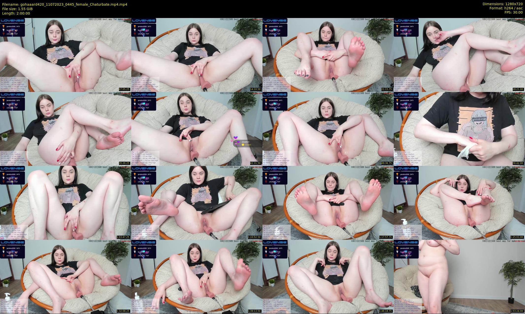 gohaaard420 — 120 minute Chaturbate female cam show recording, 720p, Jul 11, 2023