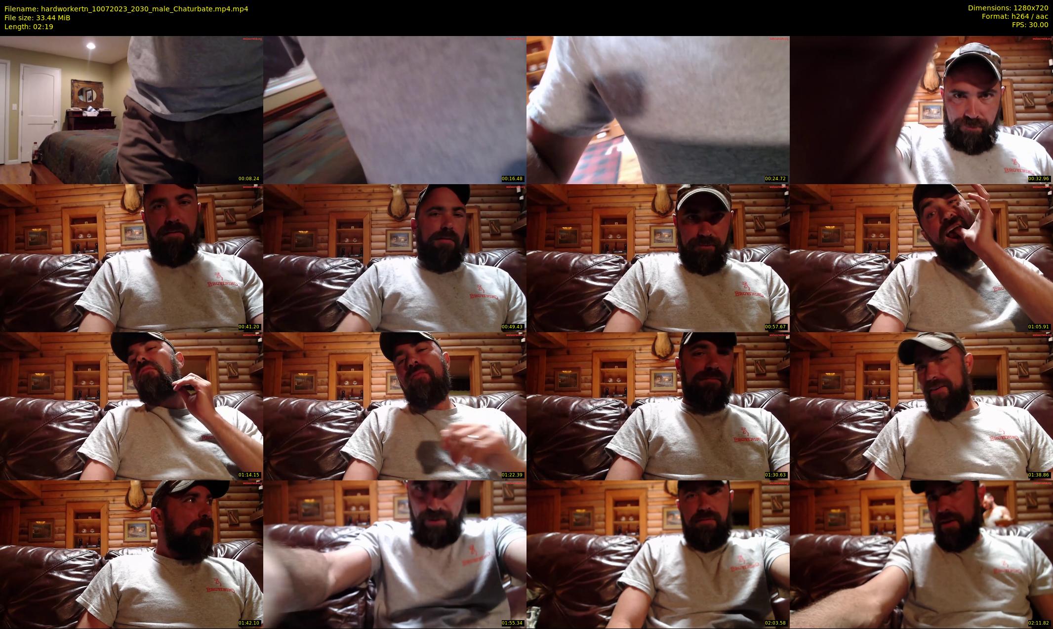 hardworkertn — 3 minute Chaturbate male cam show recording, 720p, Jul 10, 2023