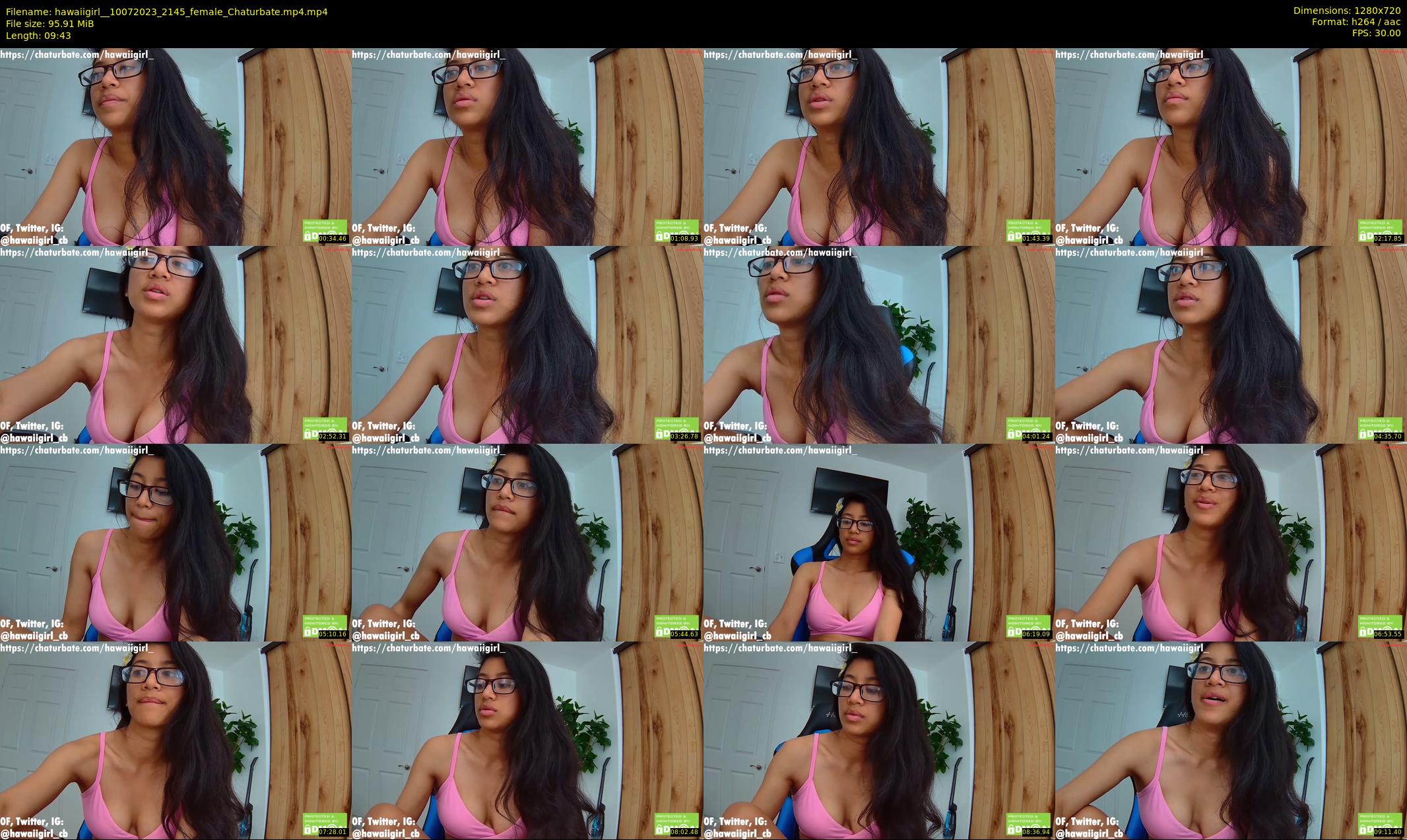 hawaiigirl_ — 10 minute Chaturbate female cam show recording, 720p, Jul 10, 2023