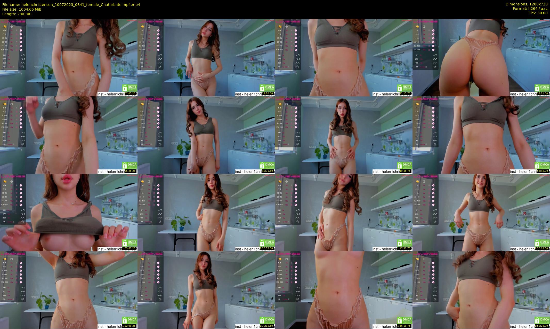 helenchristensen — 120 minute Chaturbate female cam show recording, 720p, Jul 10, 2023