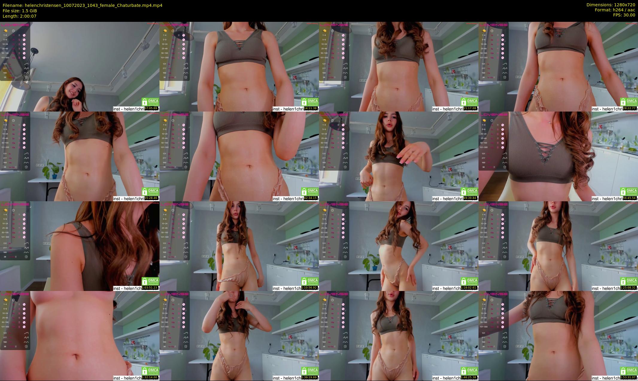 helenchristensen — 121 minute Chaturbate female cam show recording, 720p, Jul 10, 2023
