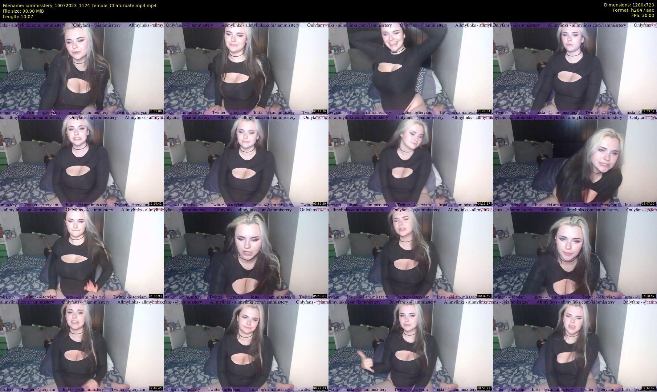 iammisstery — 11 minute Chaturbate female cam show recording, 720p, Jul 10, 2023