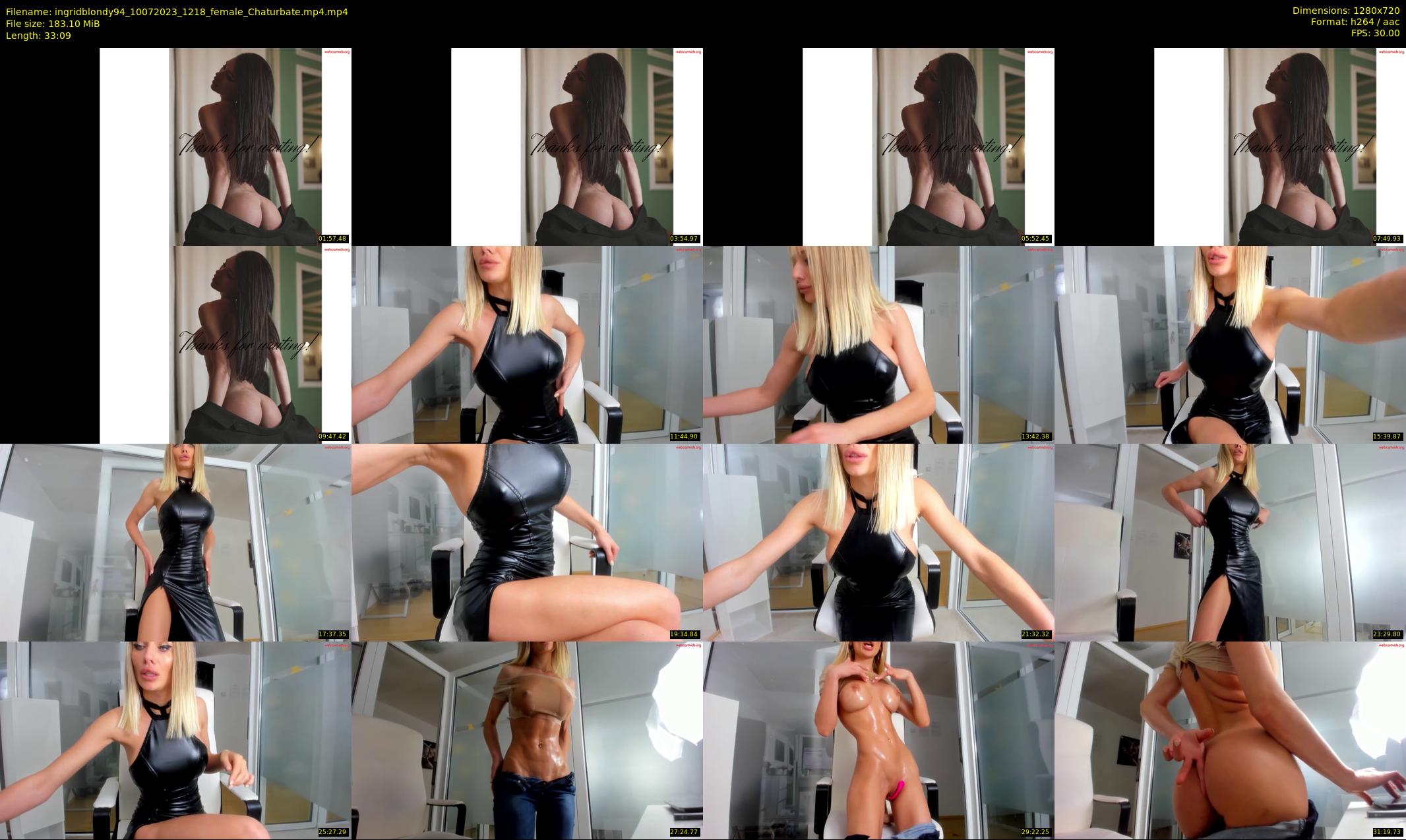 ingridblondy94 — 34 minute Chaturbate female cam show recording, 720p, Jul 10, 2023