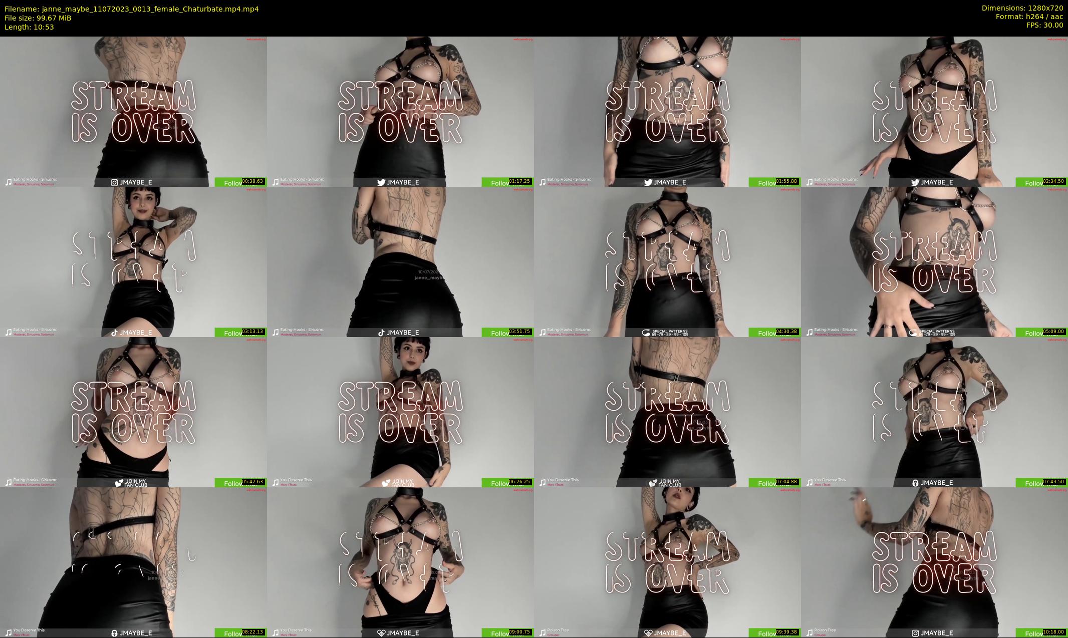 janne_maybe — 11 minute Chaturbate female cam show recording, 720p, Jul 11, 2023