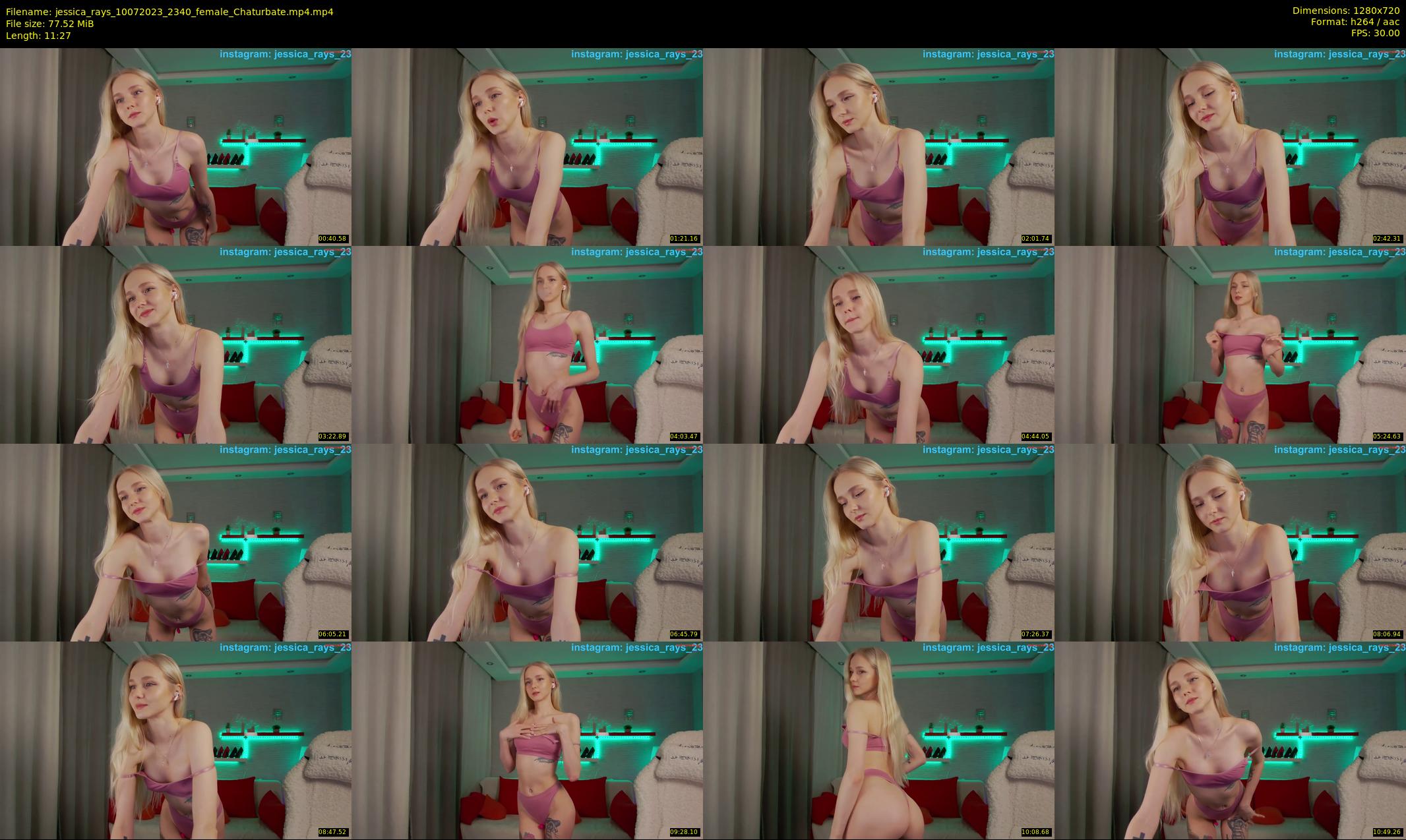 jessica_rays — 12 minute Chaturbate couple cam show recording, 720p, Jul 10, 2023