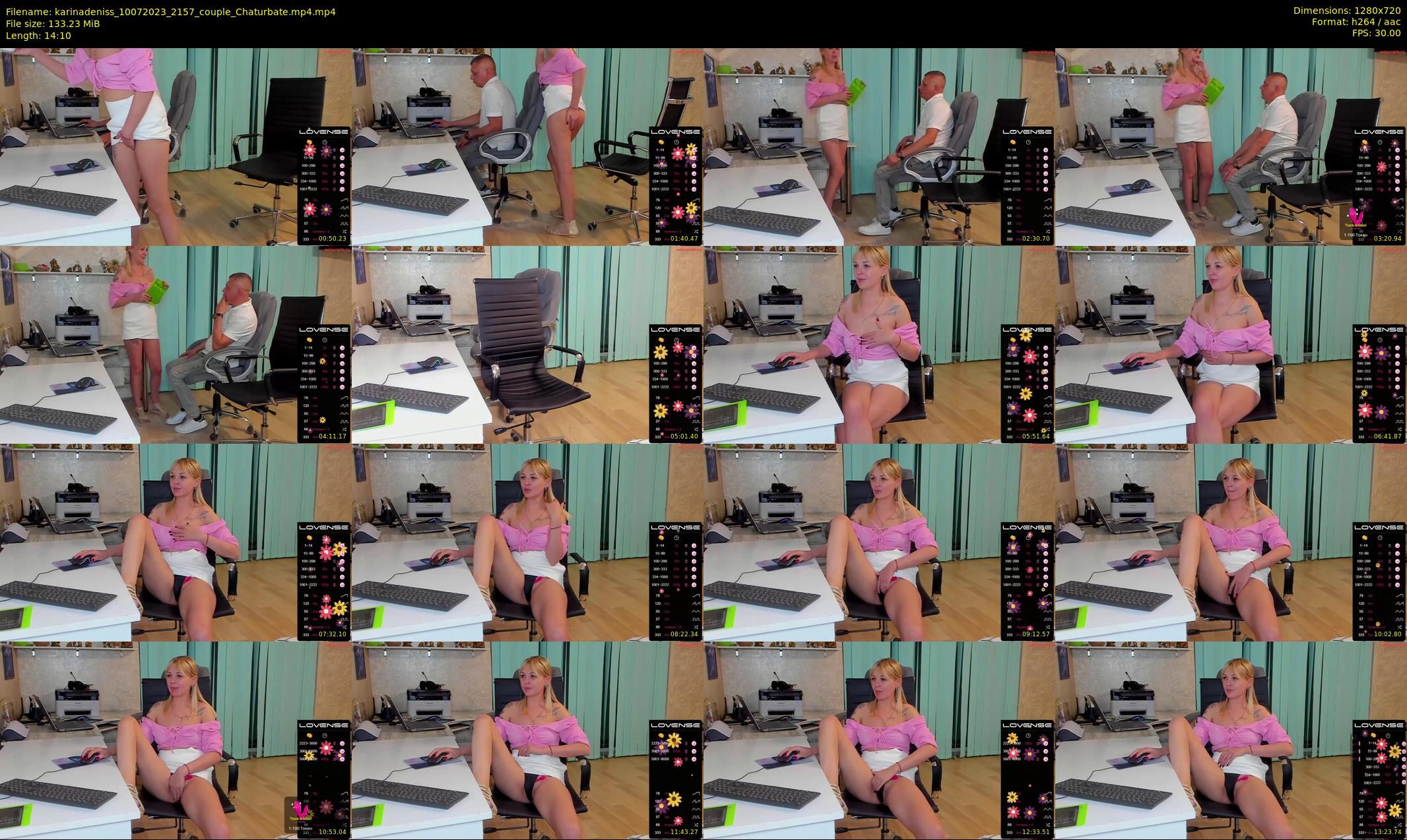 karinadeniss — 15 minute Chaturbate couple cam show recording, 720p, Jul 10, 2023