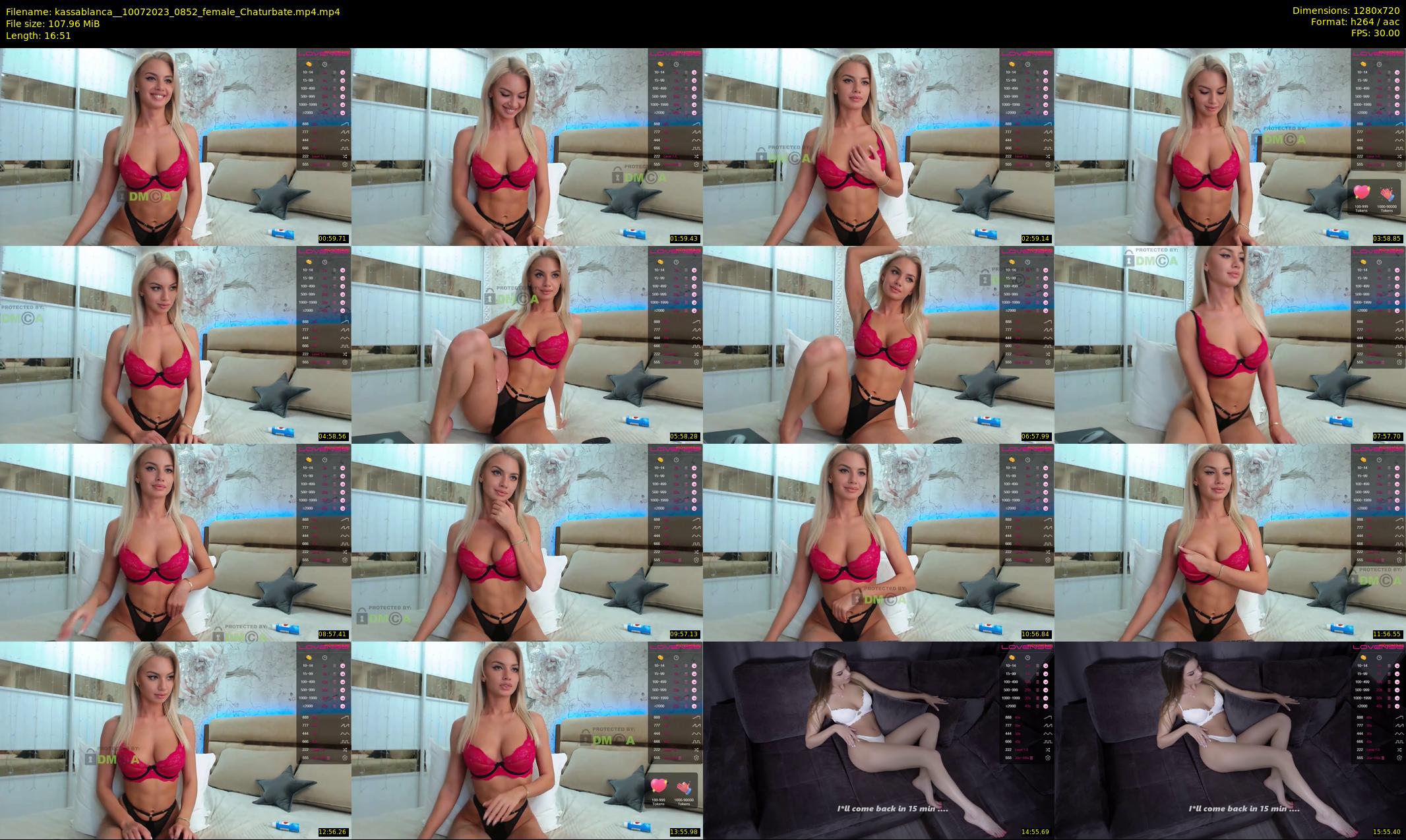 kassablanca_ — 17 minute Chaturbate female cam show recording, 720p, Jul 10, 2023