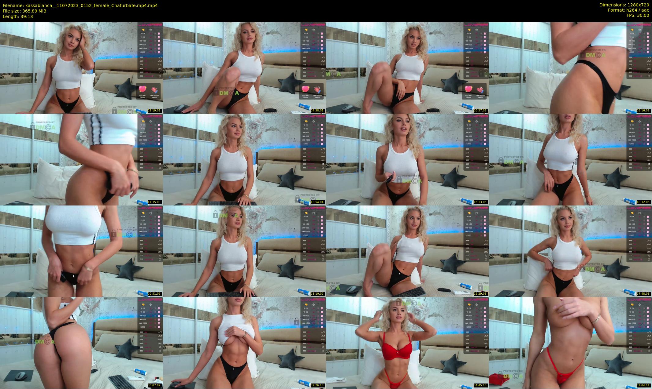 kassablanca_ — 40 minute Chaturbate female cam show recording, 720p, Jul 11, 2023