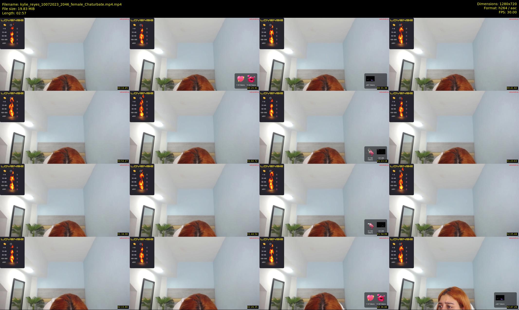 kylie_reyes — 3 minute Chaturbate female cam show recording, 720p, Jul 10, 2023