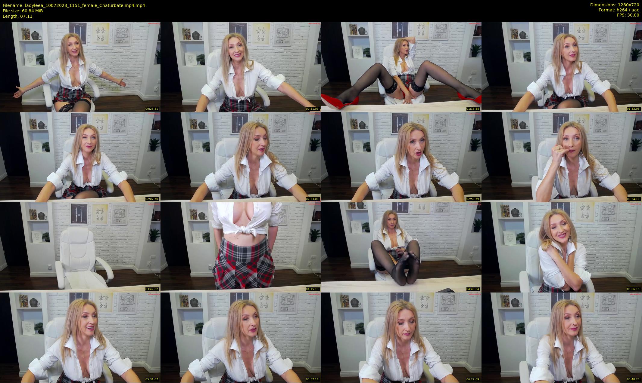 ladyleea — 8 minute Chaturbate female cam show recording, 720p, Jul 10, 2023