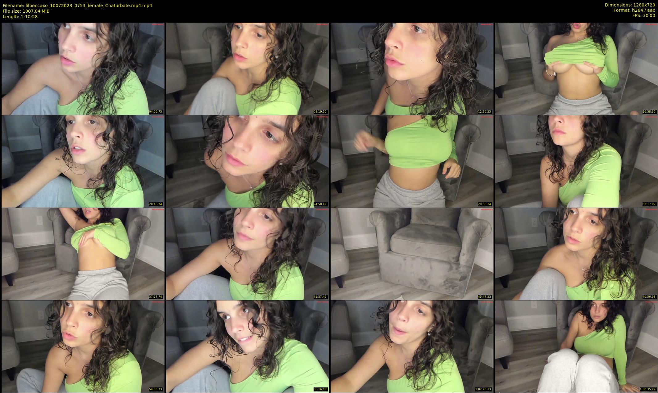 lilbeccaxo — 71 minute Chaturbate female cam show recording, 720p, Jul 10, 2023