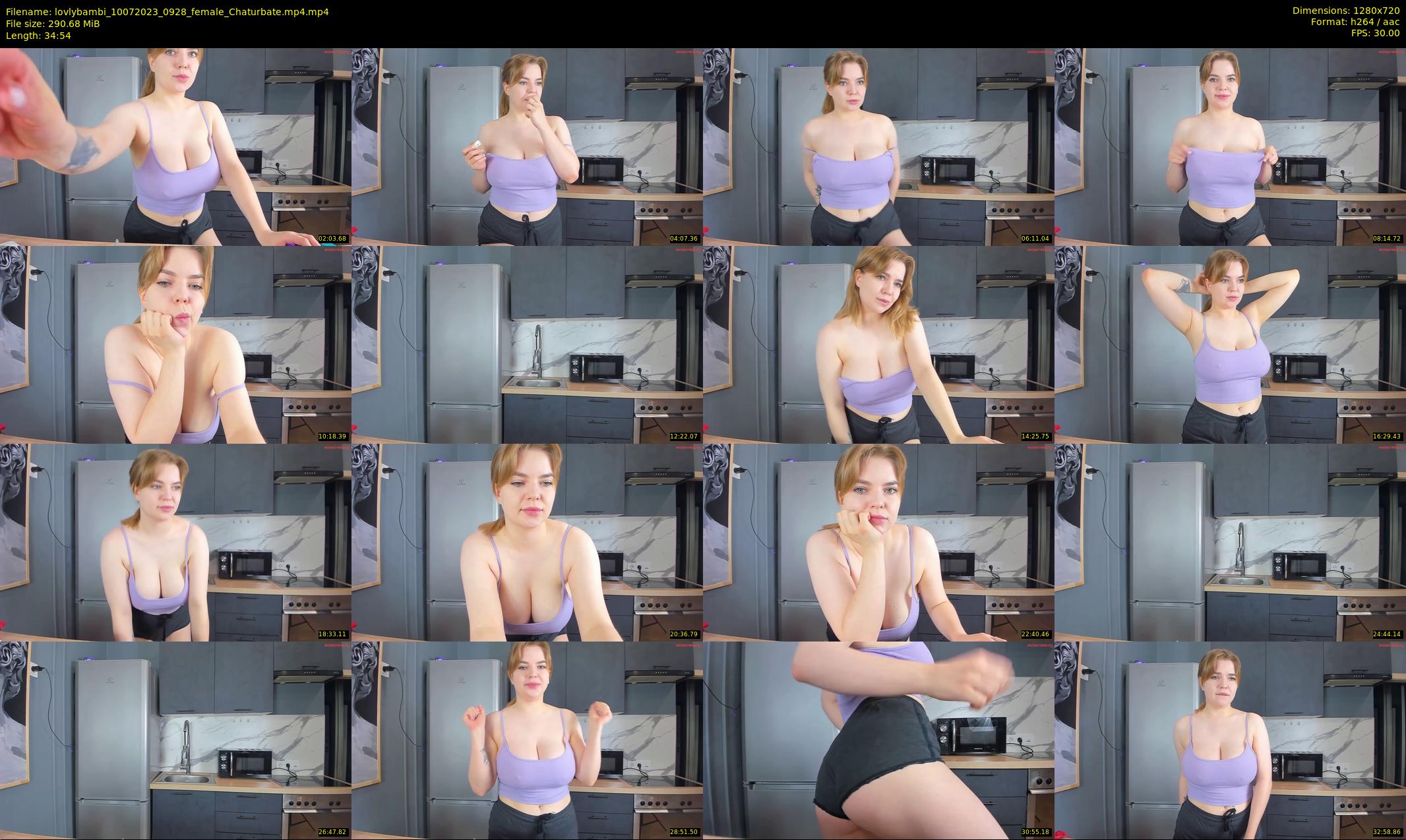 lovlybambi — 35 minute Chaturbate female cam show recording, 720p, Jul 10, 2023