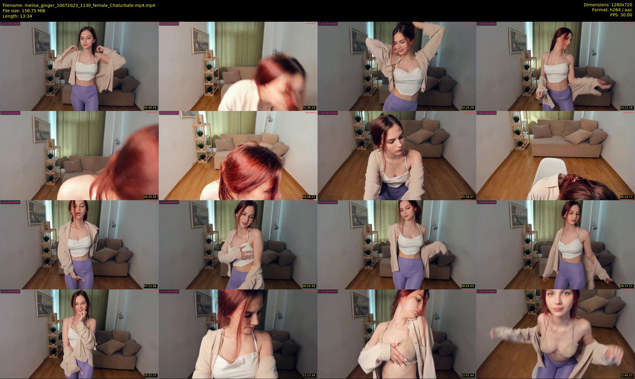 melisa_ginger — 14 minute Chaturbate female cam show recording, 720p, Jul 10, 2023