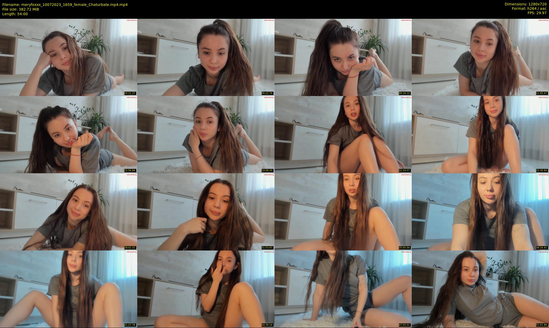 meryfoxxx — 54 minute Chaturbate female cam show recording, 720p, Jul 10, 2023
