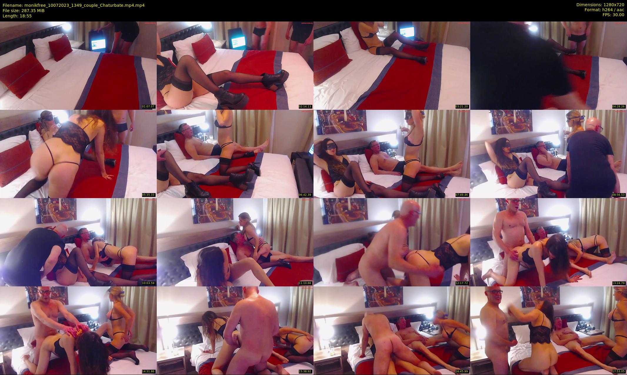 monikfree — 19 minute Chaturbate couple cam show recording, 720p, Jul 10, 2023