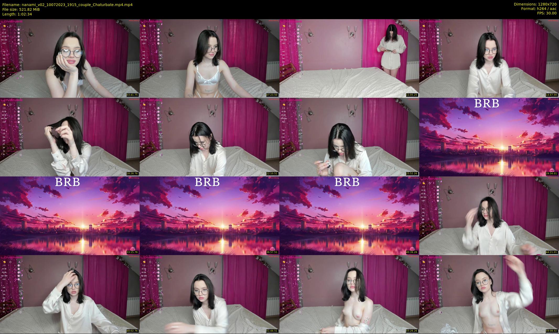 nanami_v02 — 63 minute Chaturbate couple cam show recording, 720p, Jul 10, 2023